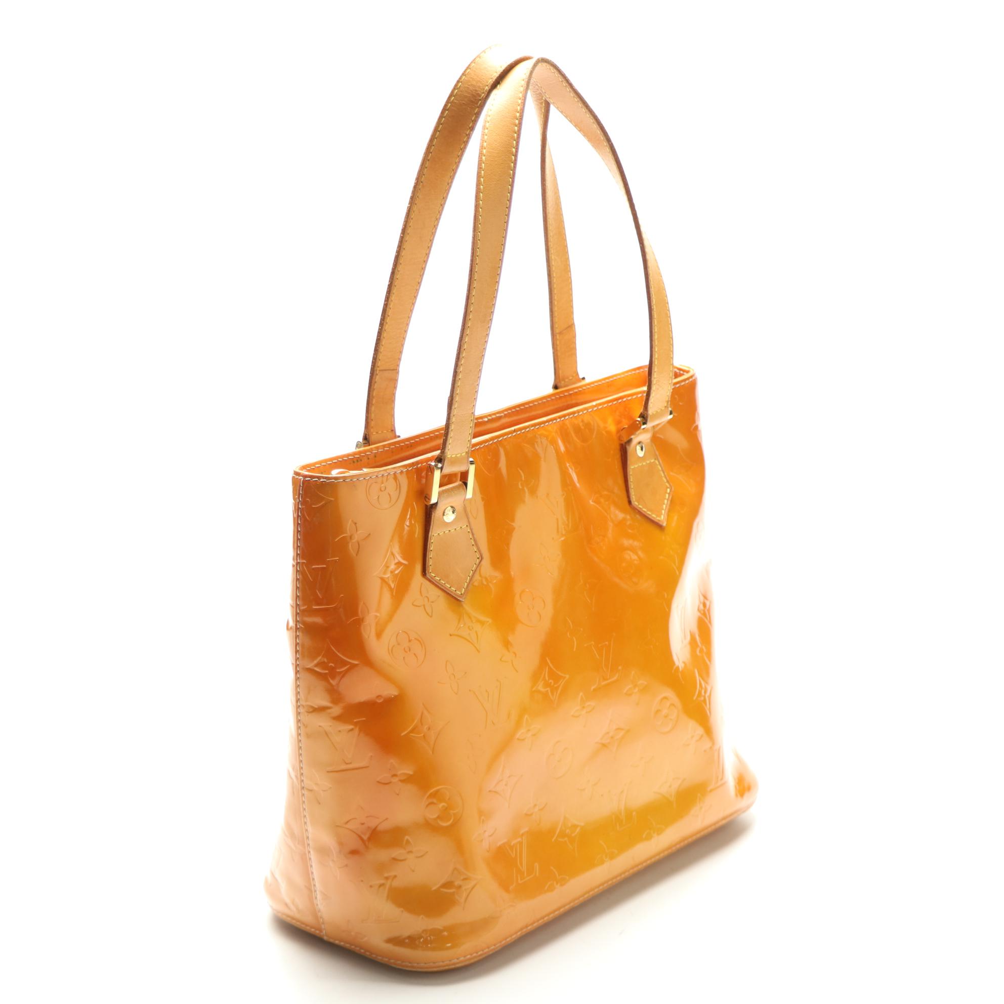 Louis Vuitton Houston Tote in Monogram Vernis and Vachetta Leather