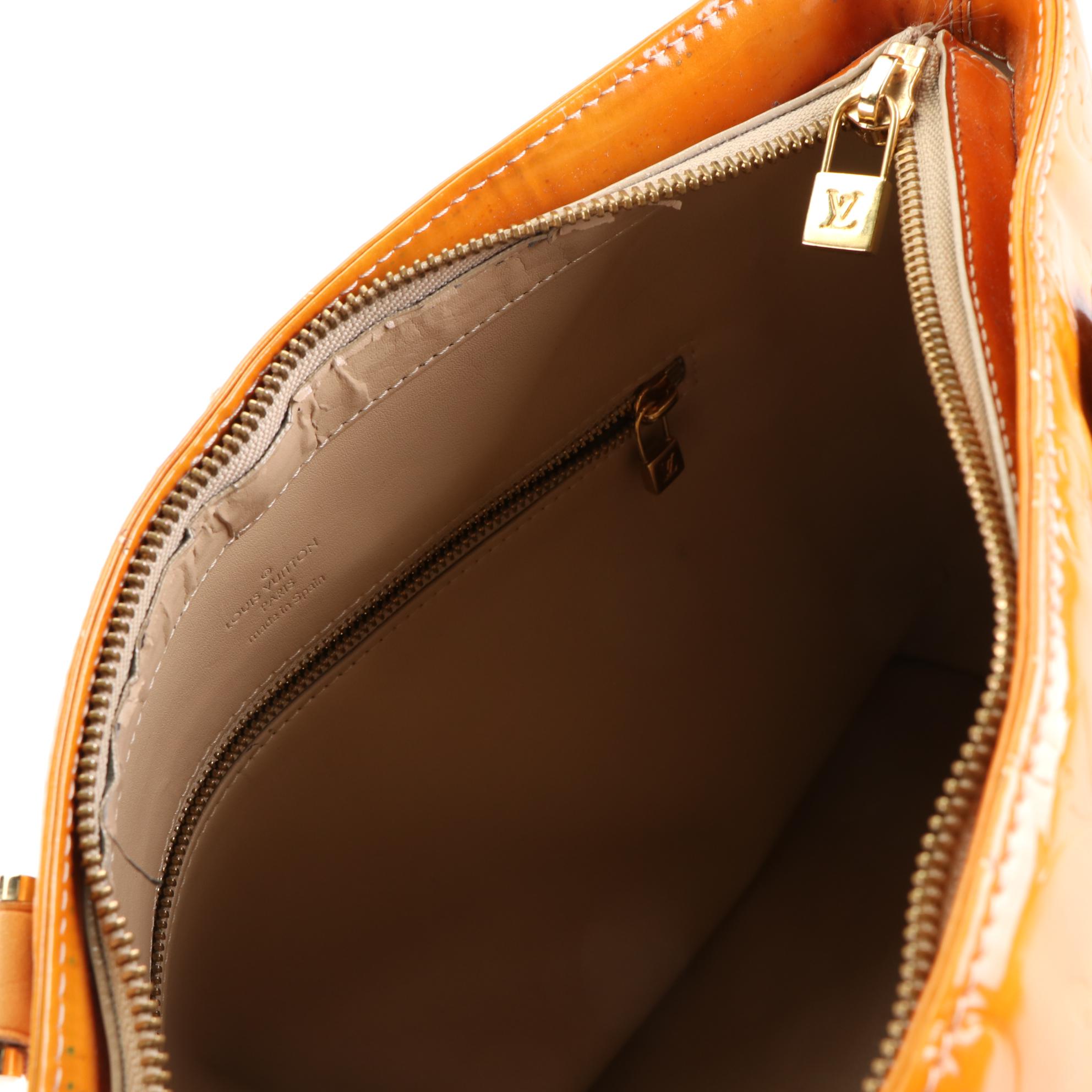 Louis Vuitton Houston Tote in Monogram Vernis and Vachetta Leather