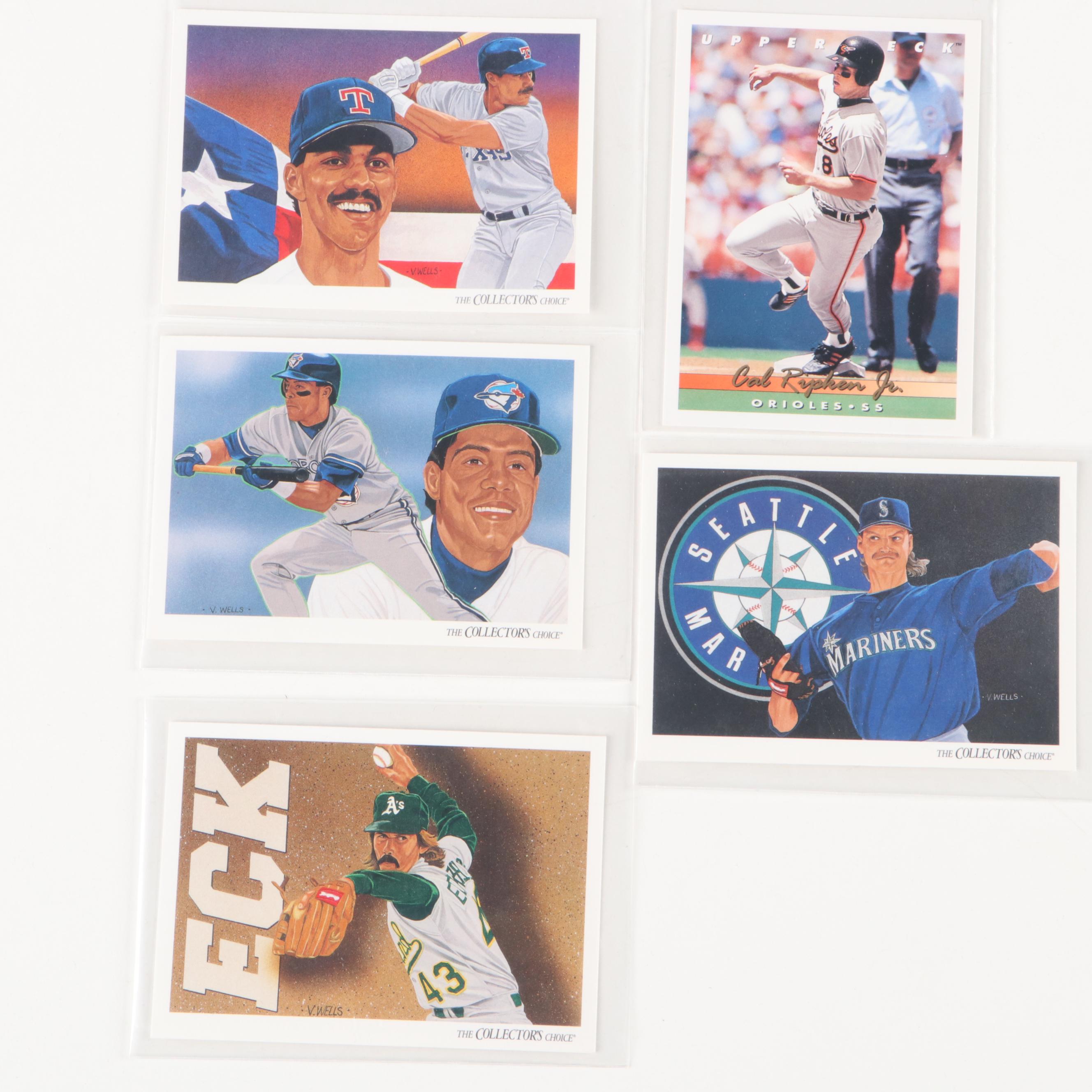 Upper Deck with More Baseball Cards, Ken Griffey Jr, Mickey Mantle, and More