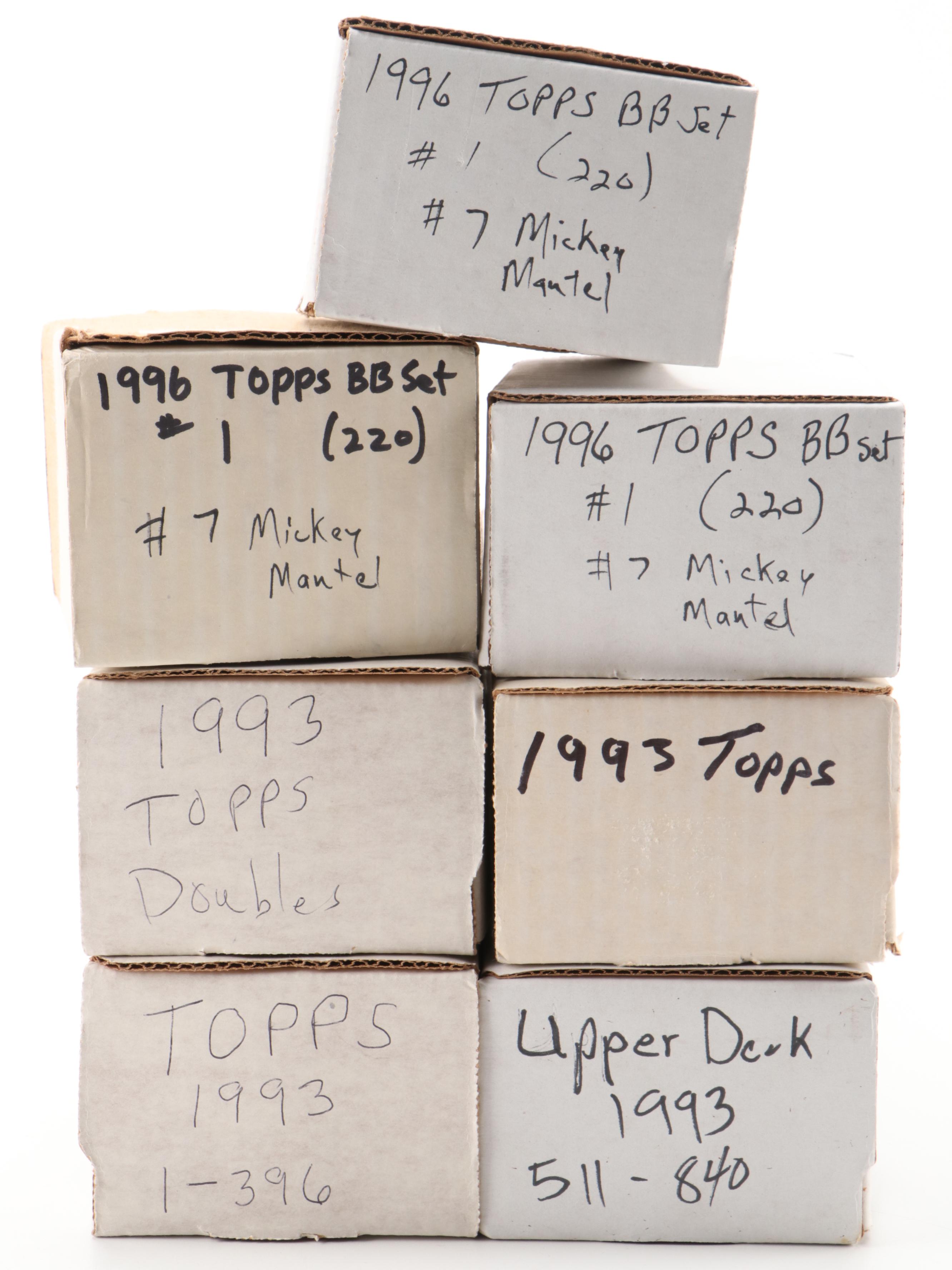 Upper Deck with More Baseball Cards, Ken Griffey Jr, Mickey Mantle, and More