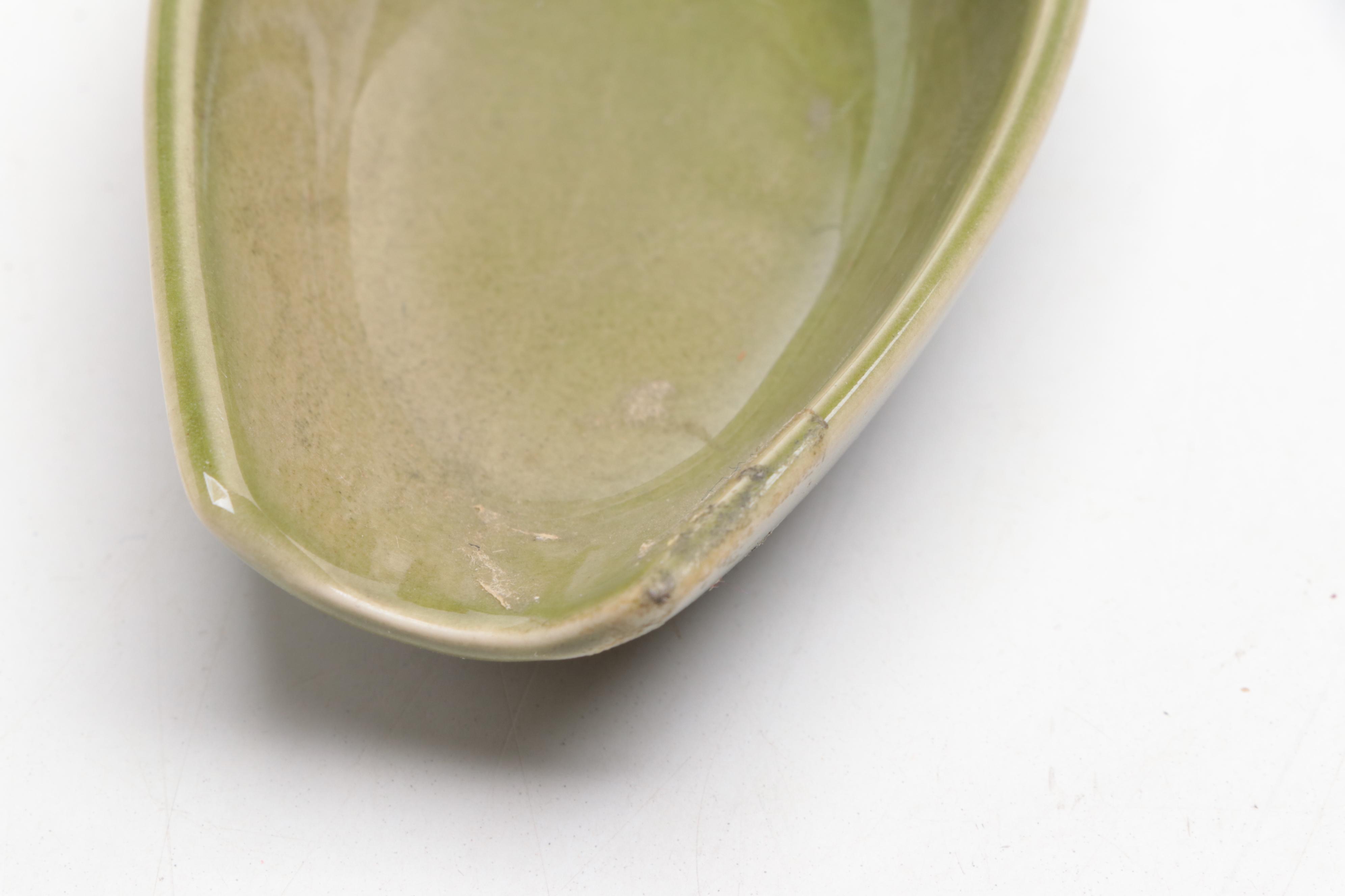 Rookwood Pottery Ceramic Serving Bowls, Spoon Rests and Ashtrays