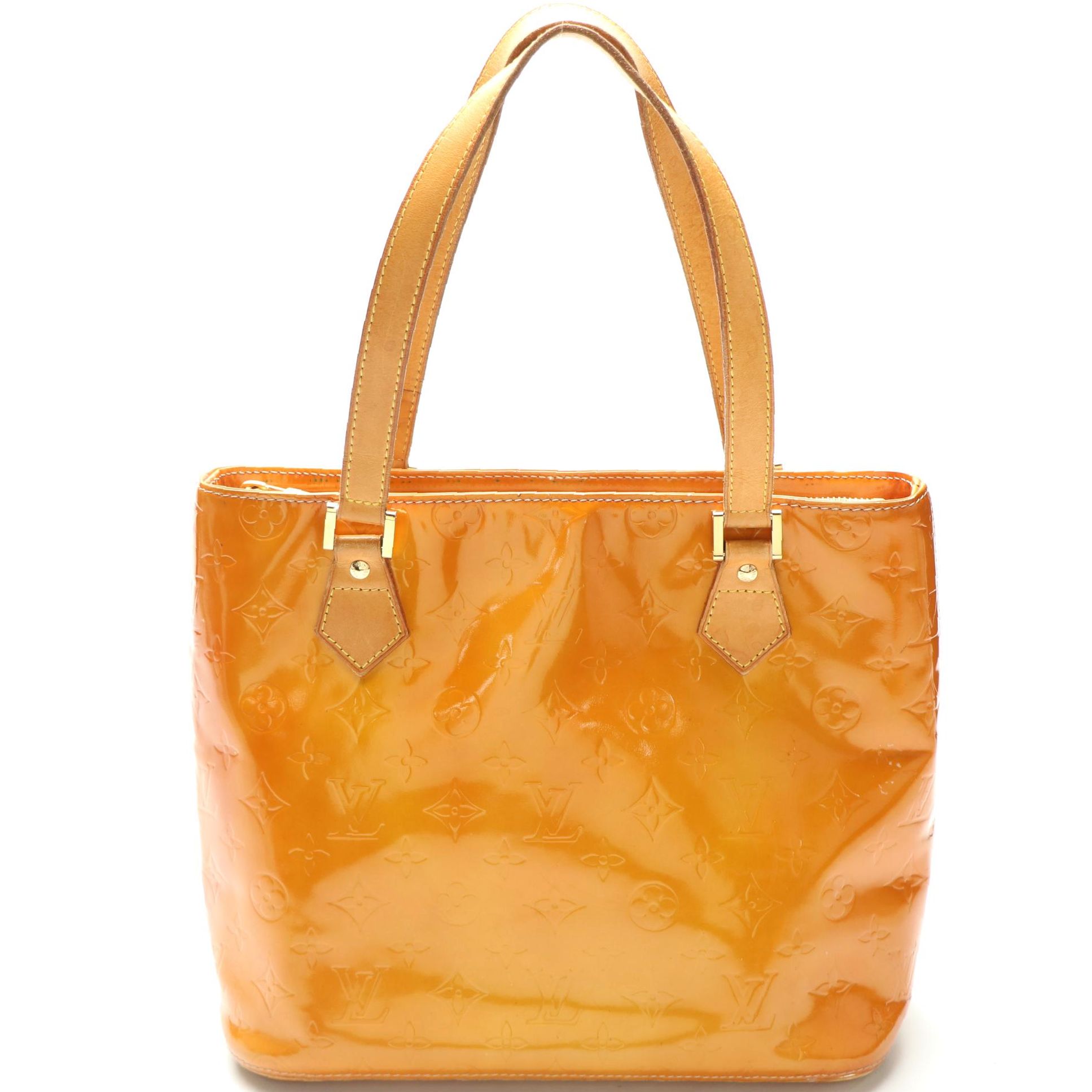 Louis Vuitton Houston Tote in Monogram Vernis and Vachetta Leather