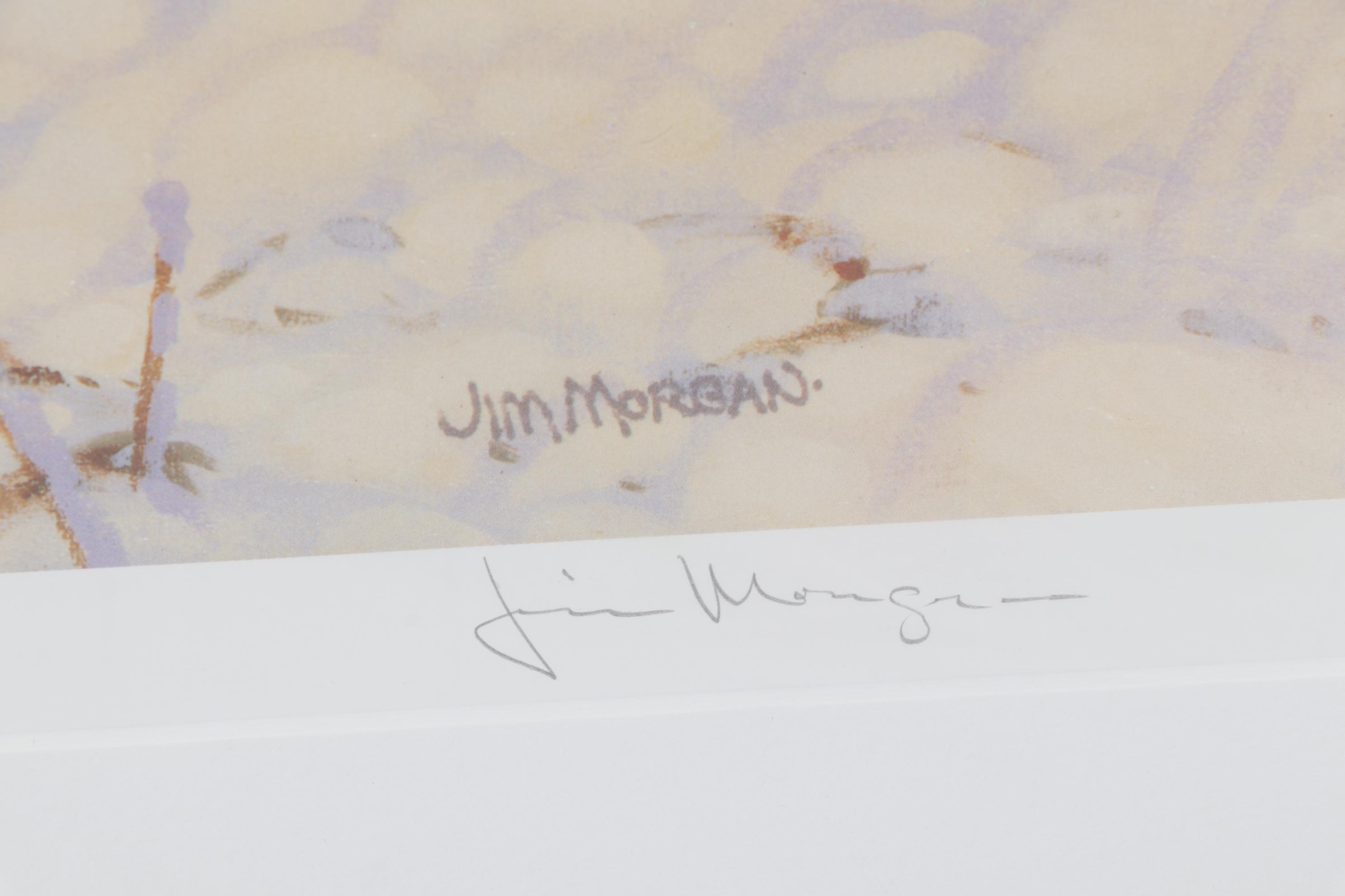 Jim Morgan Offset Lithograph of Canadian Geese, 21st Century