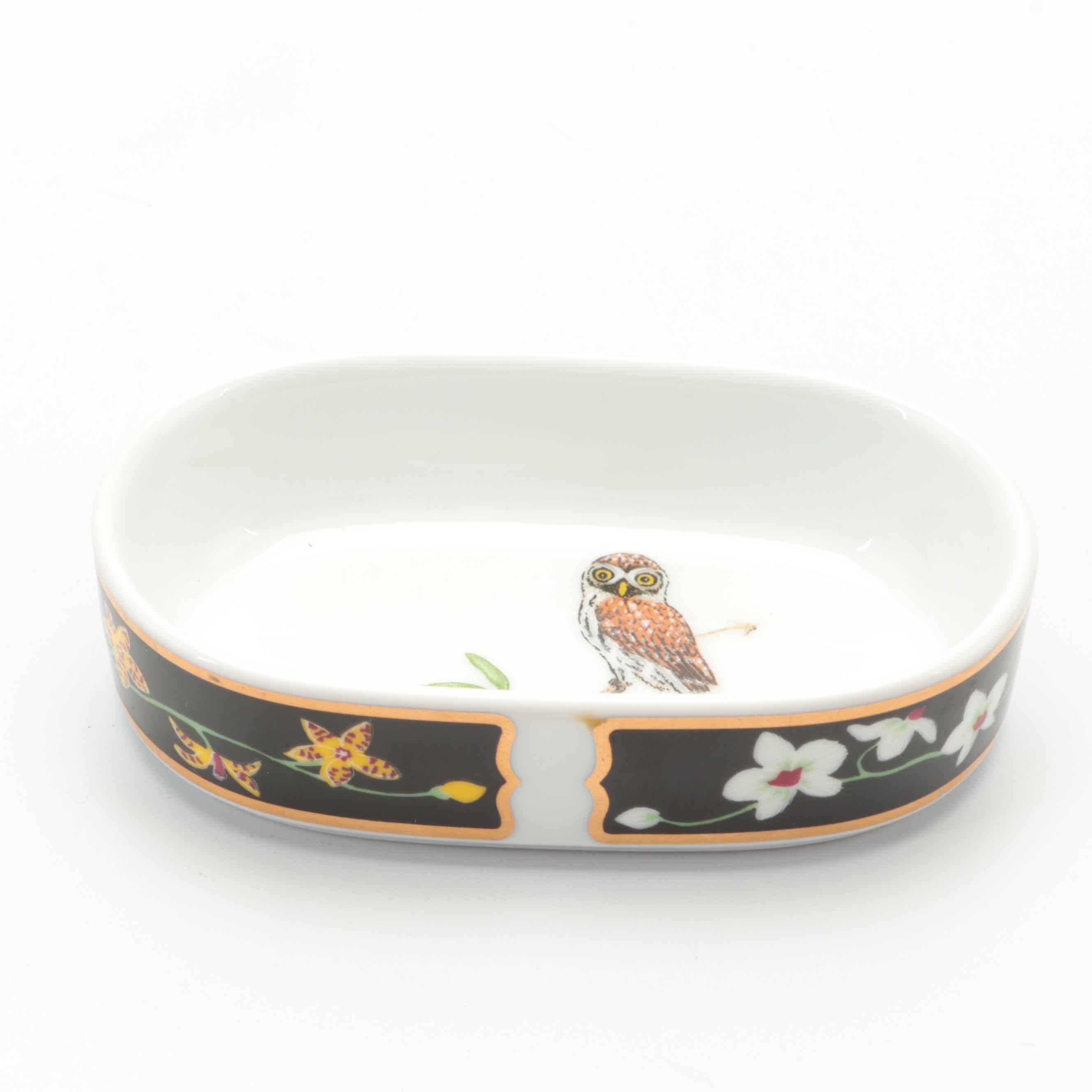 Lynn Chase Designs "Out of Africa" Porcelain Figurines and "Jaguar Jungle" Dish