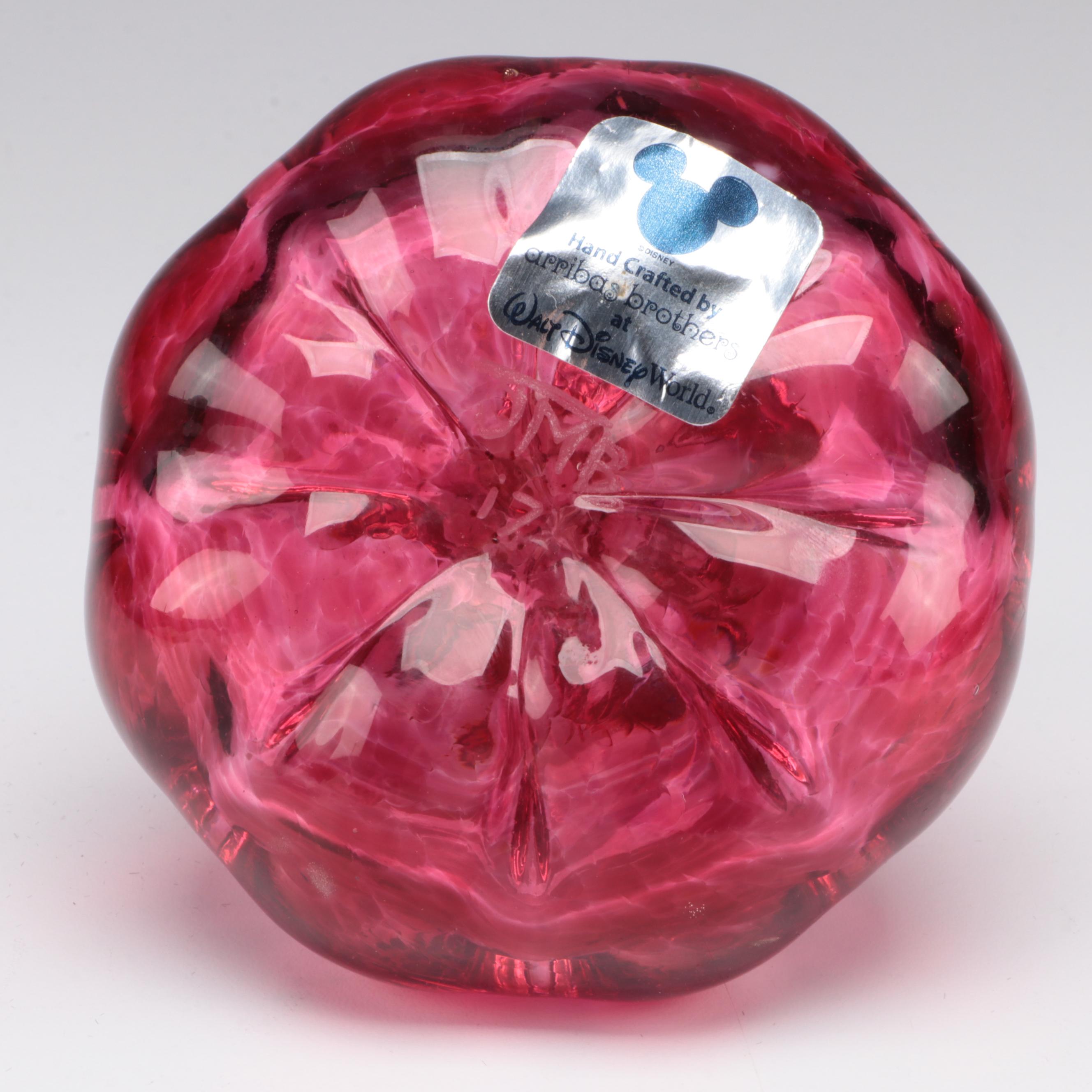 Arribas Brothers Hand Crafted Pumpkin Glass Art