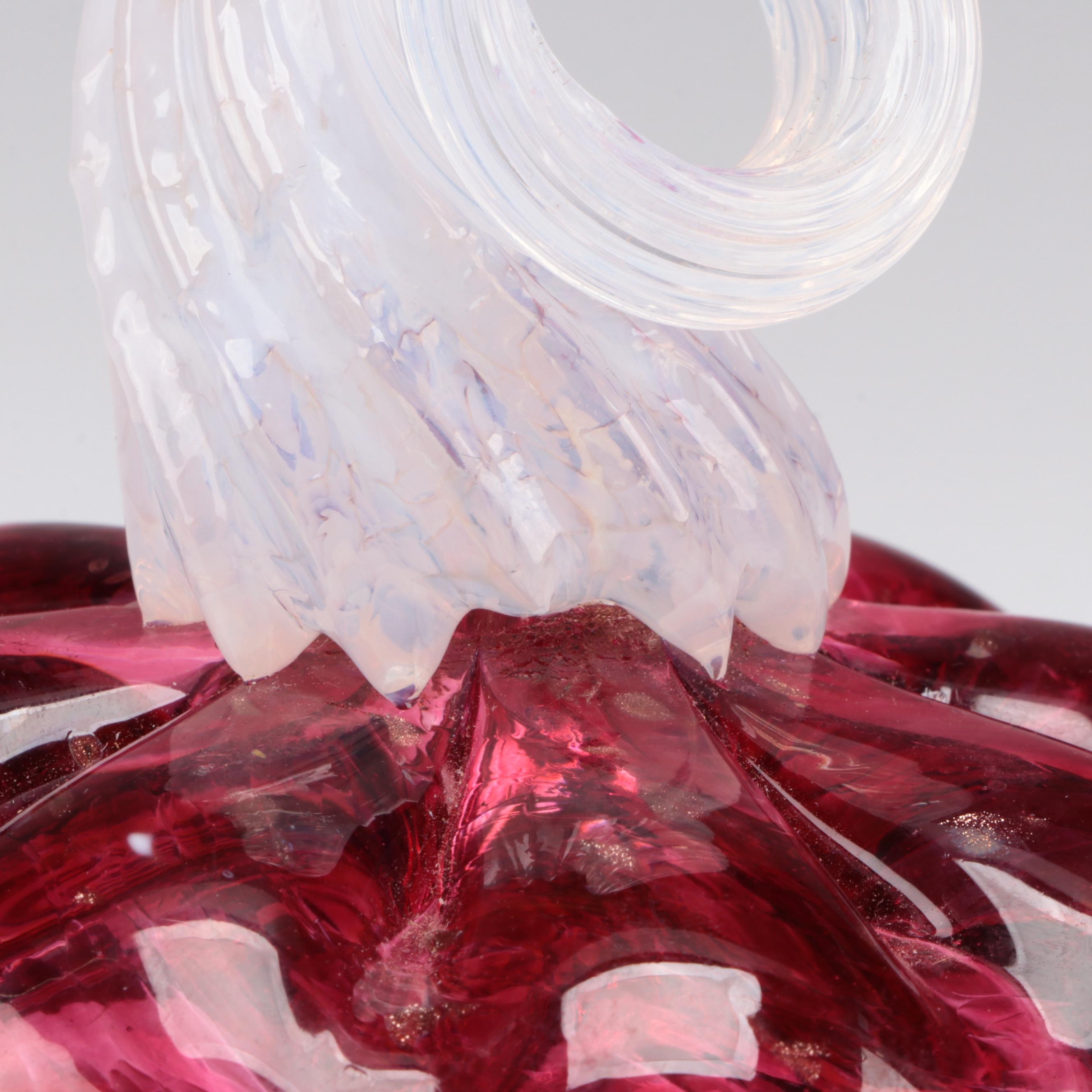 Arribas Brothers Hand Crafted Pumpkin Glass Art