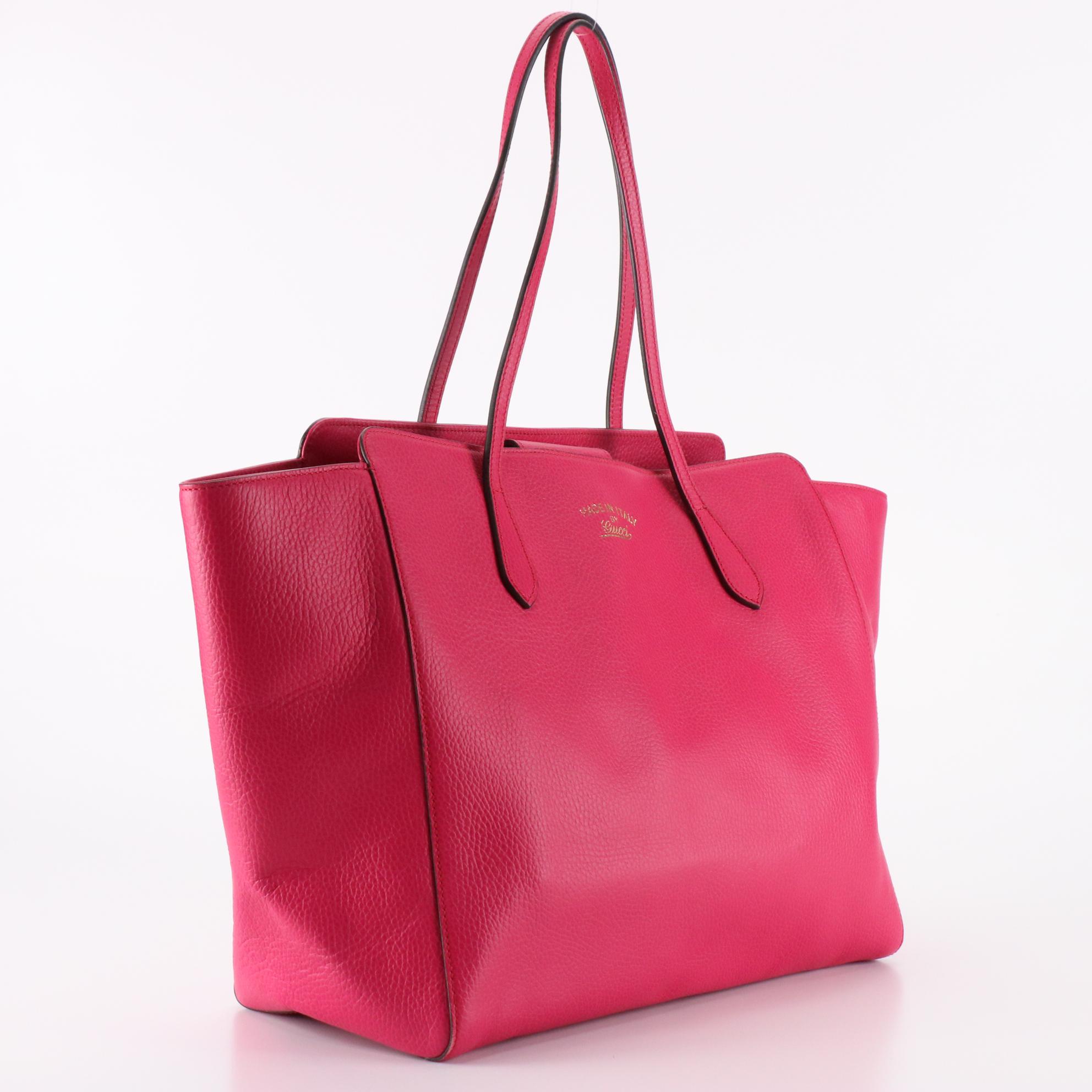 Gucci Grained Leather Tote