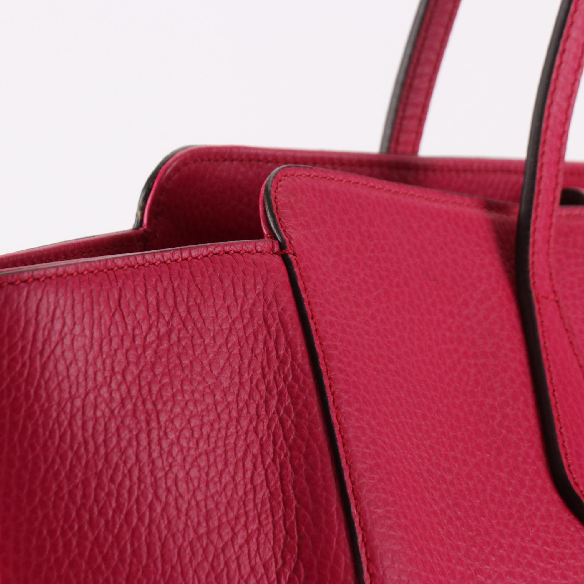 Gucci Grained Leather Tote