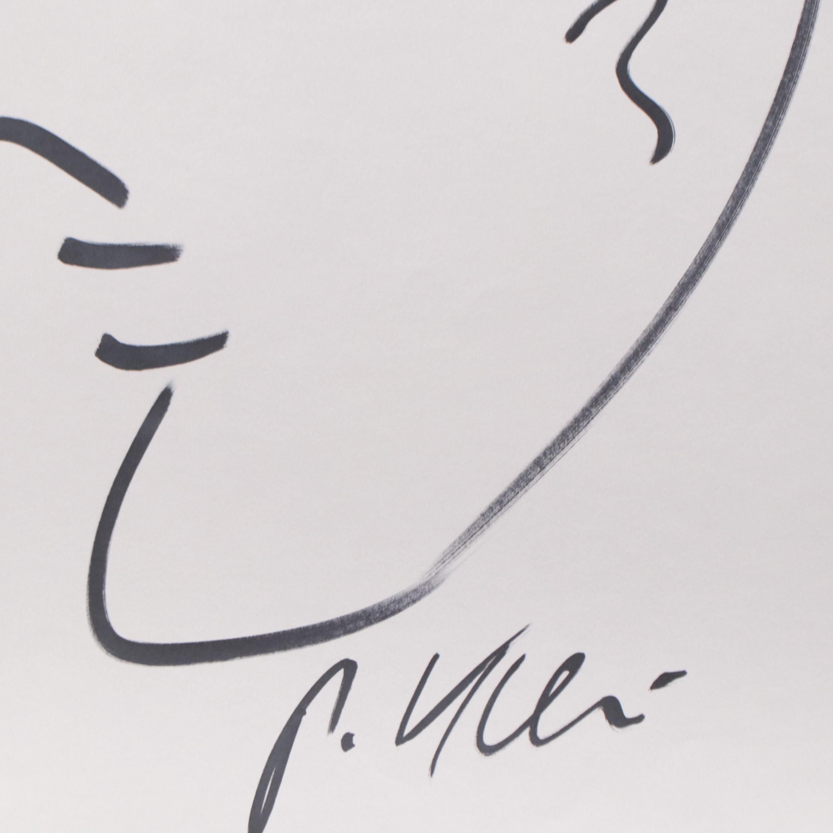 Peter Keil Abstract Ink Portraits