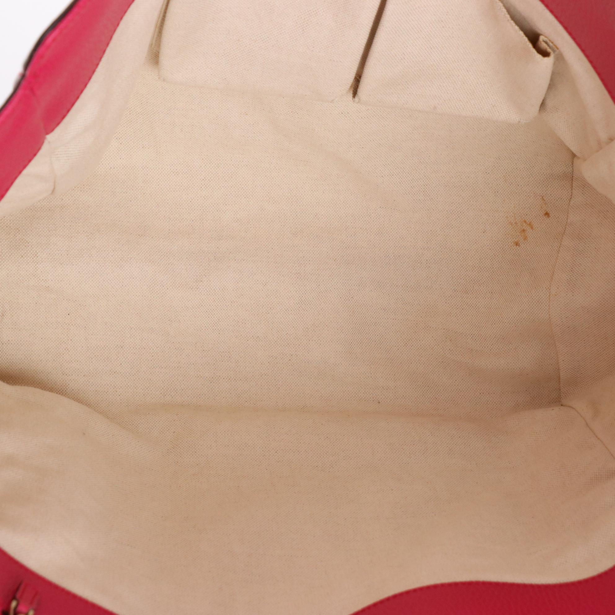 Gucci Grained Leather Tote