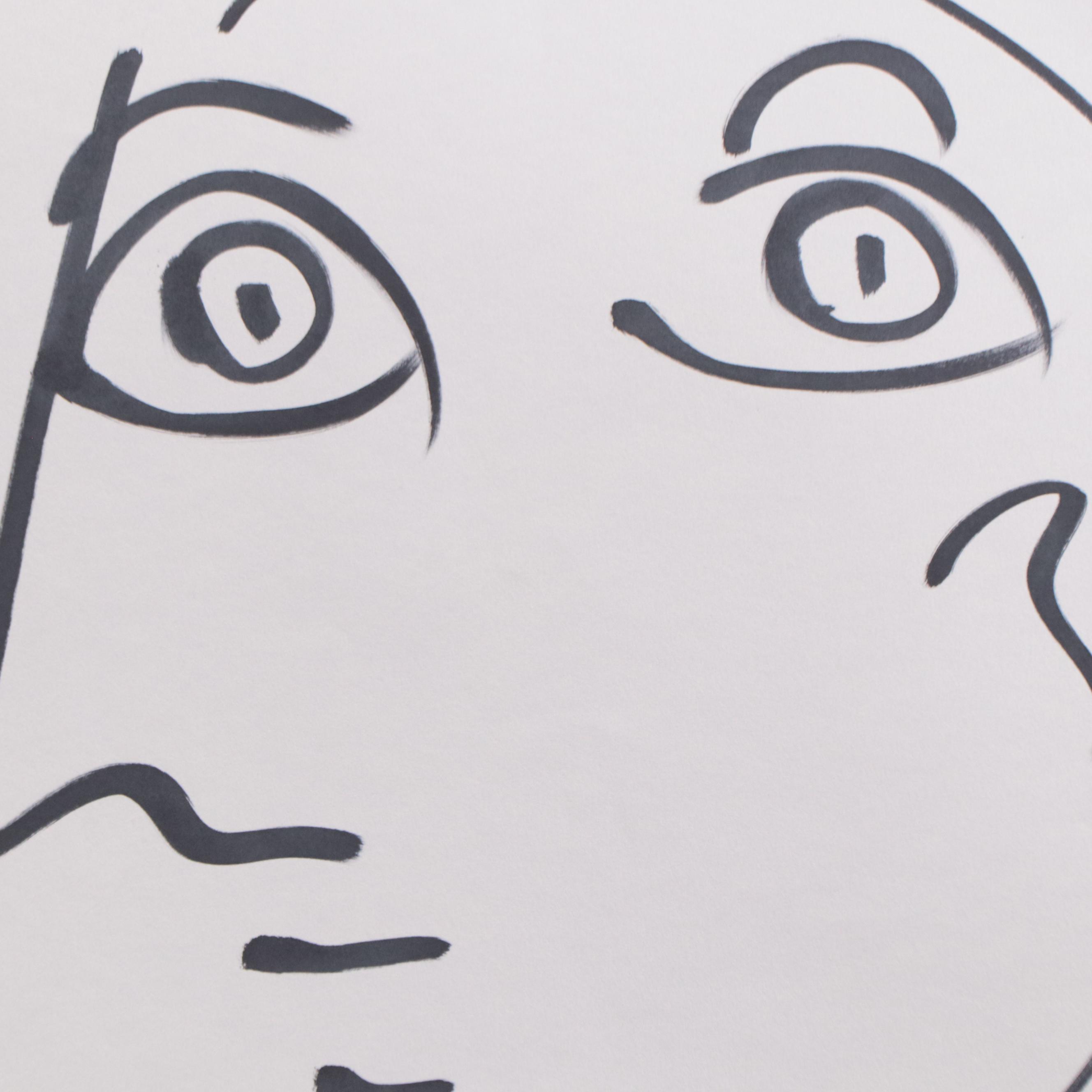 Peter Keil Abstract Ink Portraits