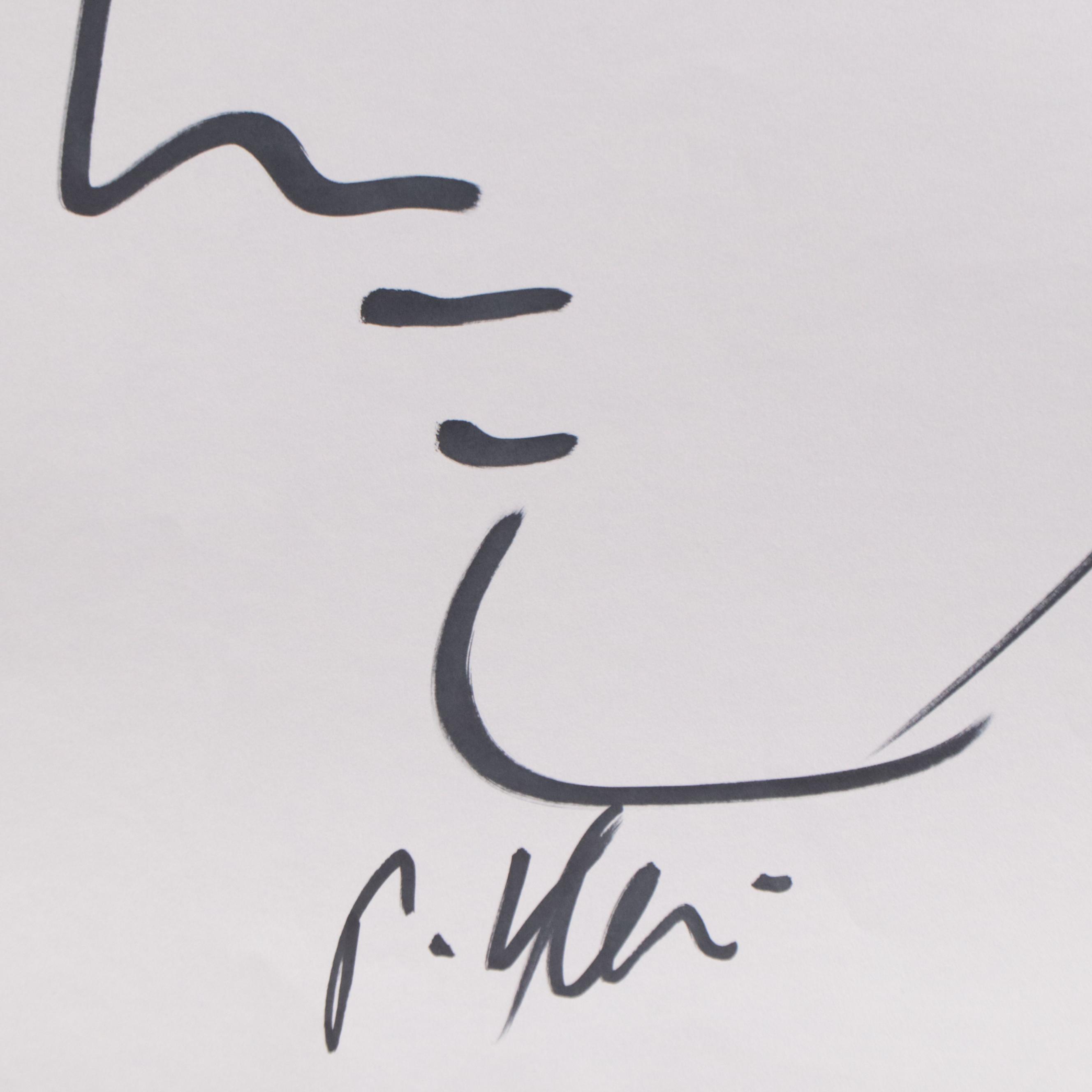 Peter Keil Abstract Ink Portraits