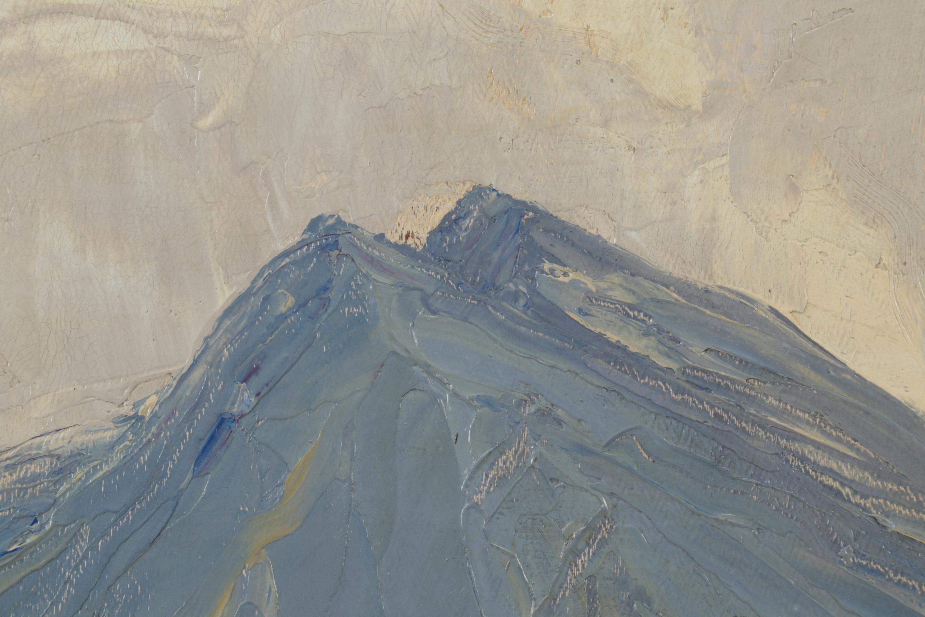 Mark Worth Oil Painting "Egern am Tegernsee," Mid-20th Century