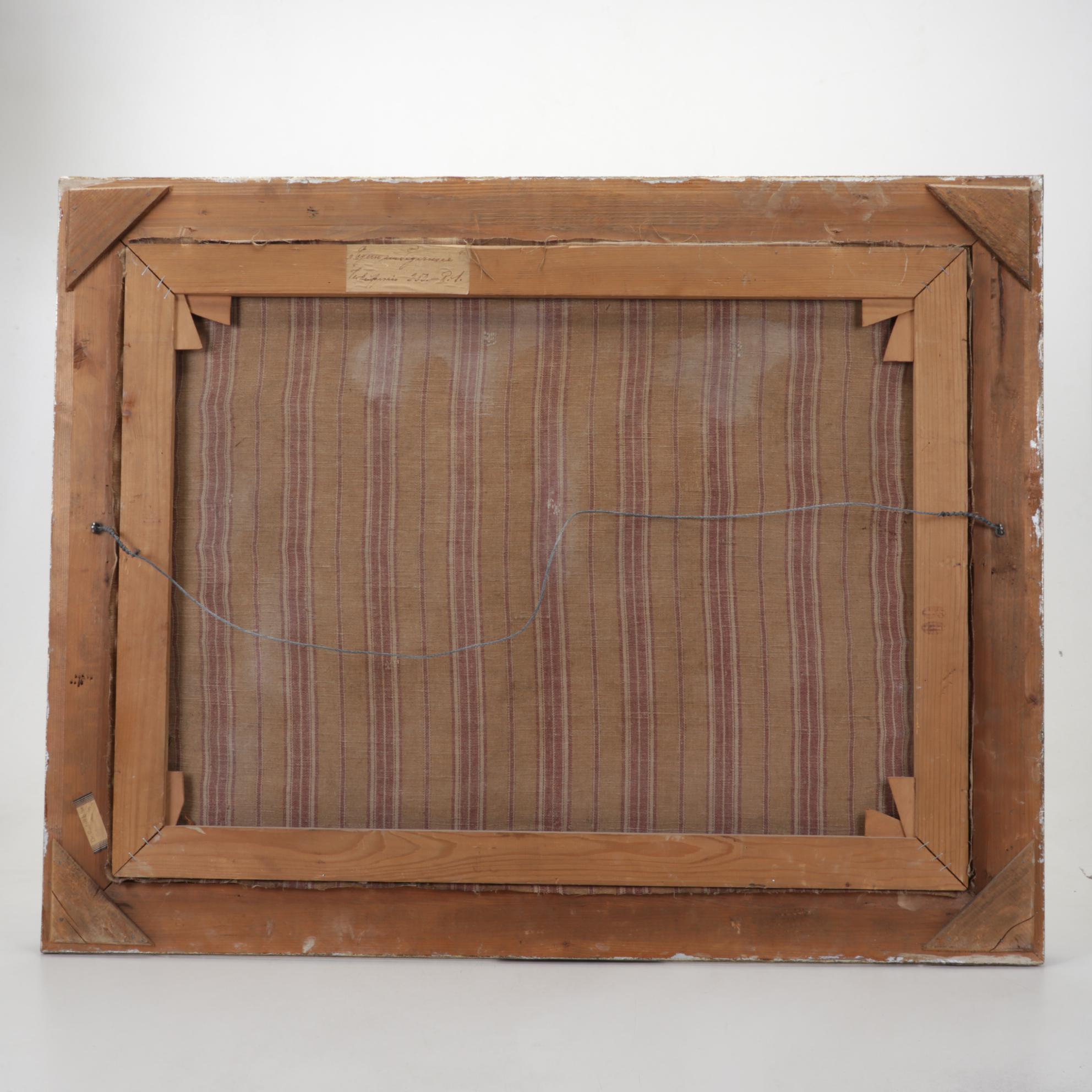 Mark Worth Oil Painting "Egern am Tegernsee," Mid-20th Century