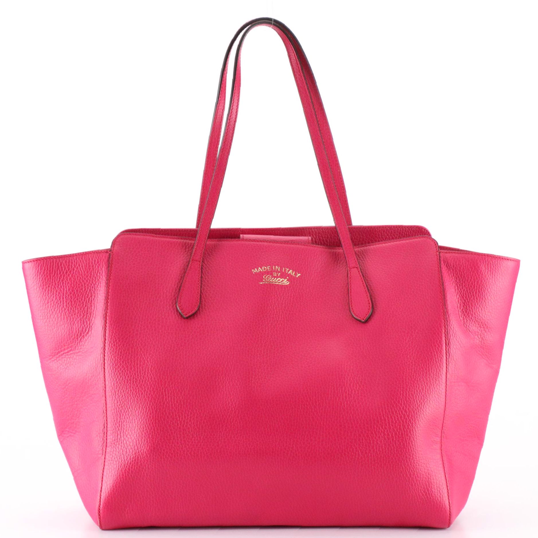 Gucci Grained Leather Tote