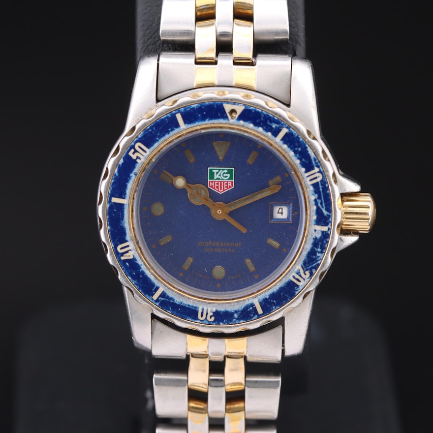 TAG Heuer Professional 1500 Series Blue Dial Wristwatch