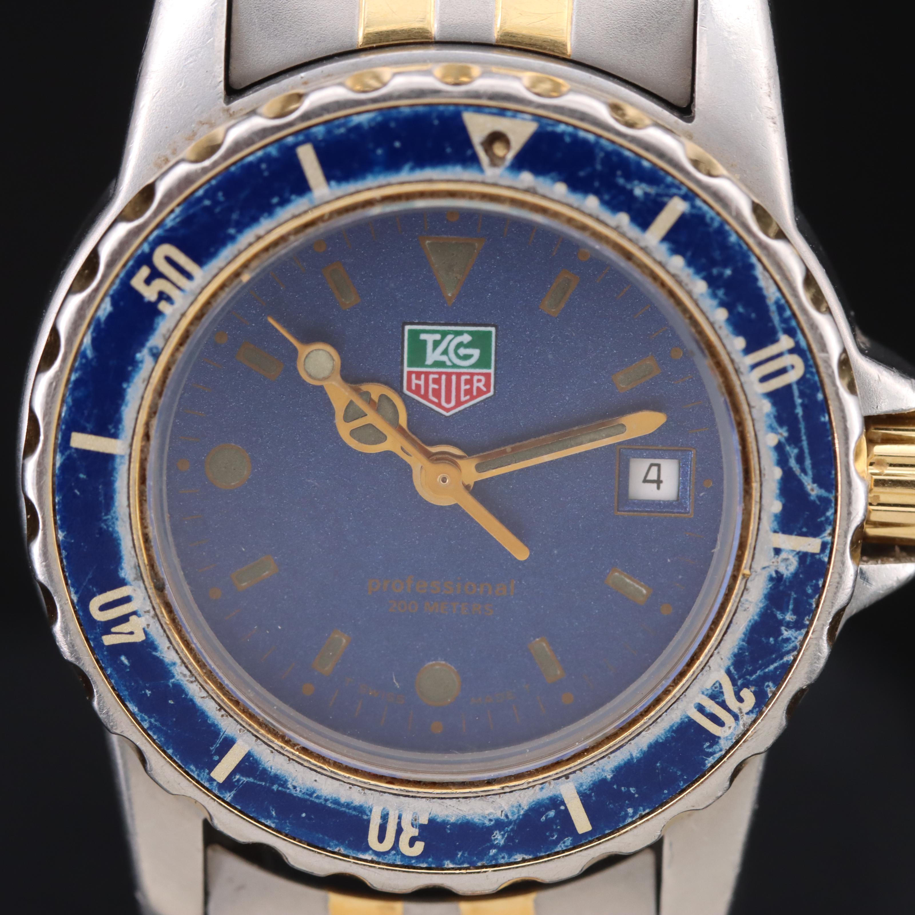 TAG Heuer Professional 1500 Series Blue Dial Watch