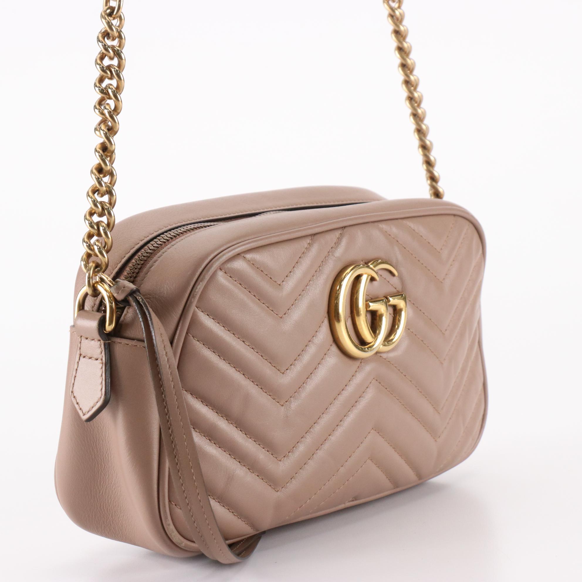 Gucci Marmont Matelassé Leather Shoulder Bag