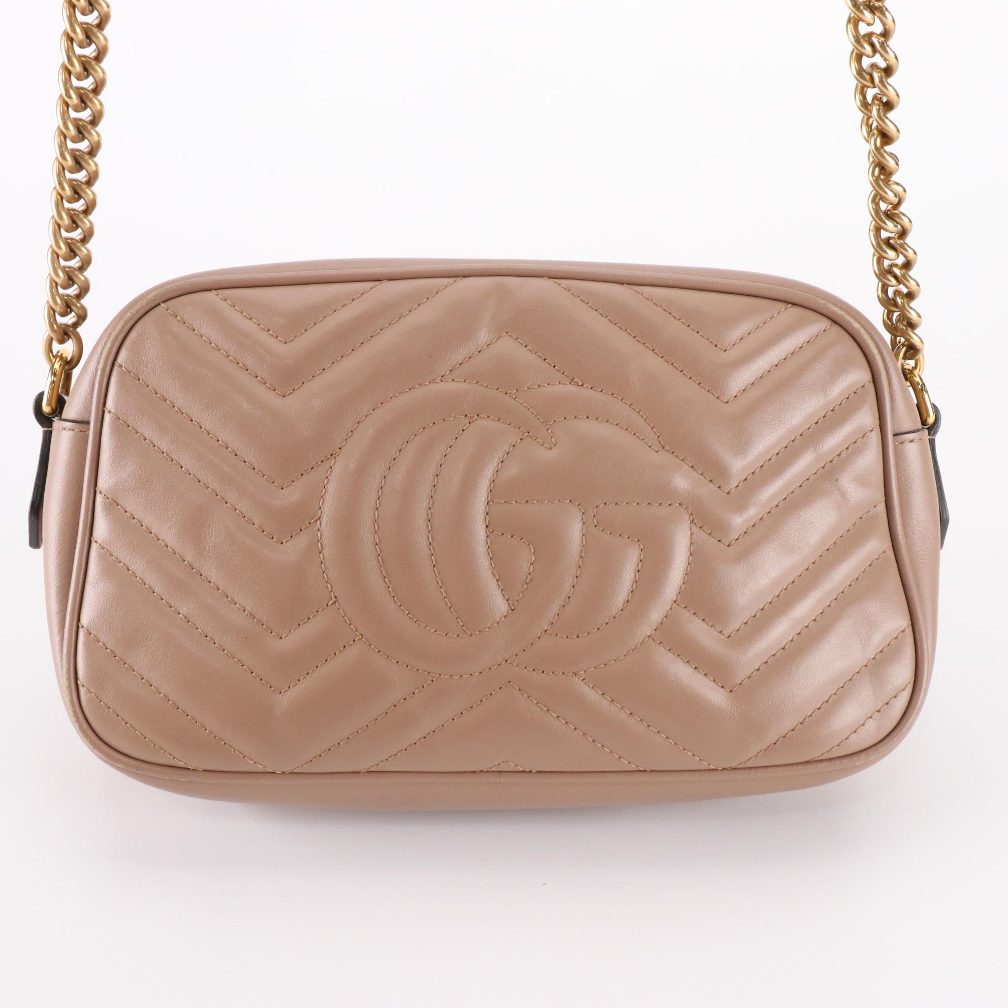 Gucci Marmont Matelassé Leather Shoulder Bag
