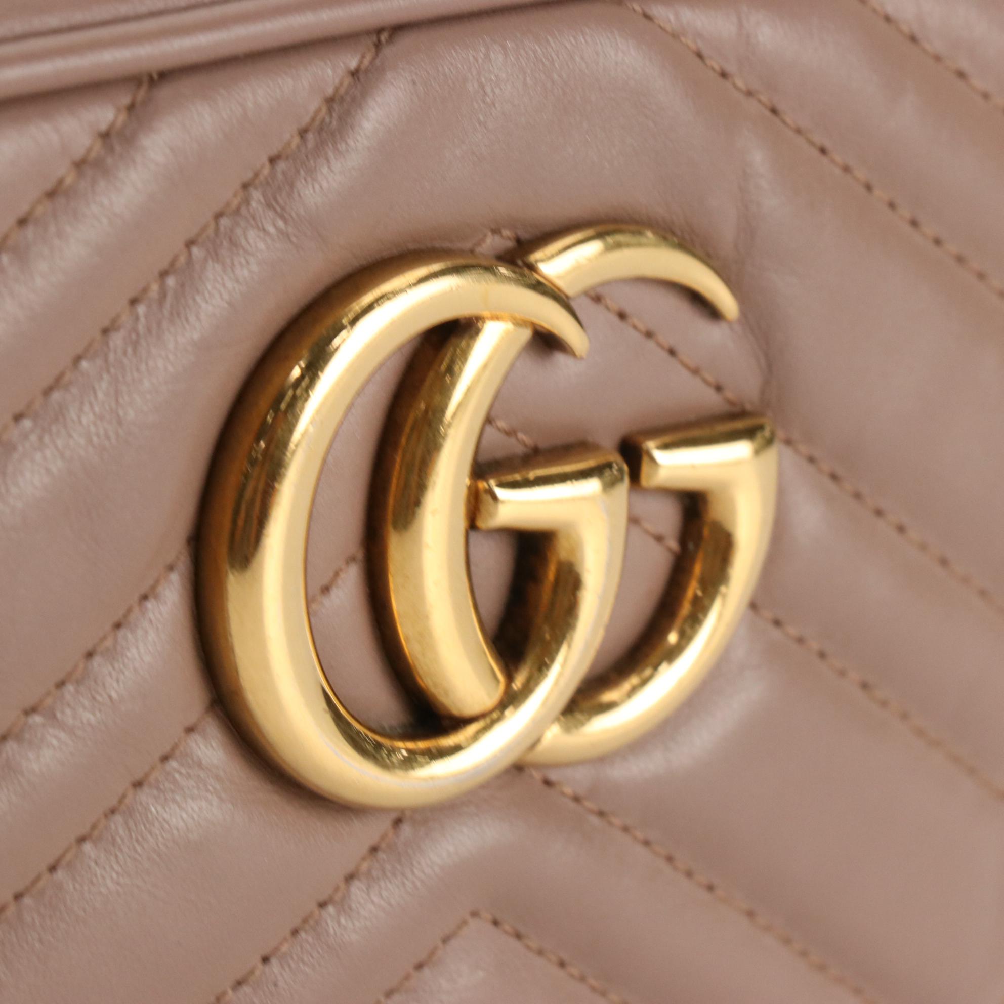 Gucci Marmont Matelassé Leather Shoulder Bag