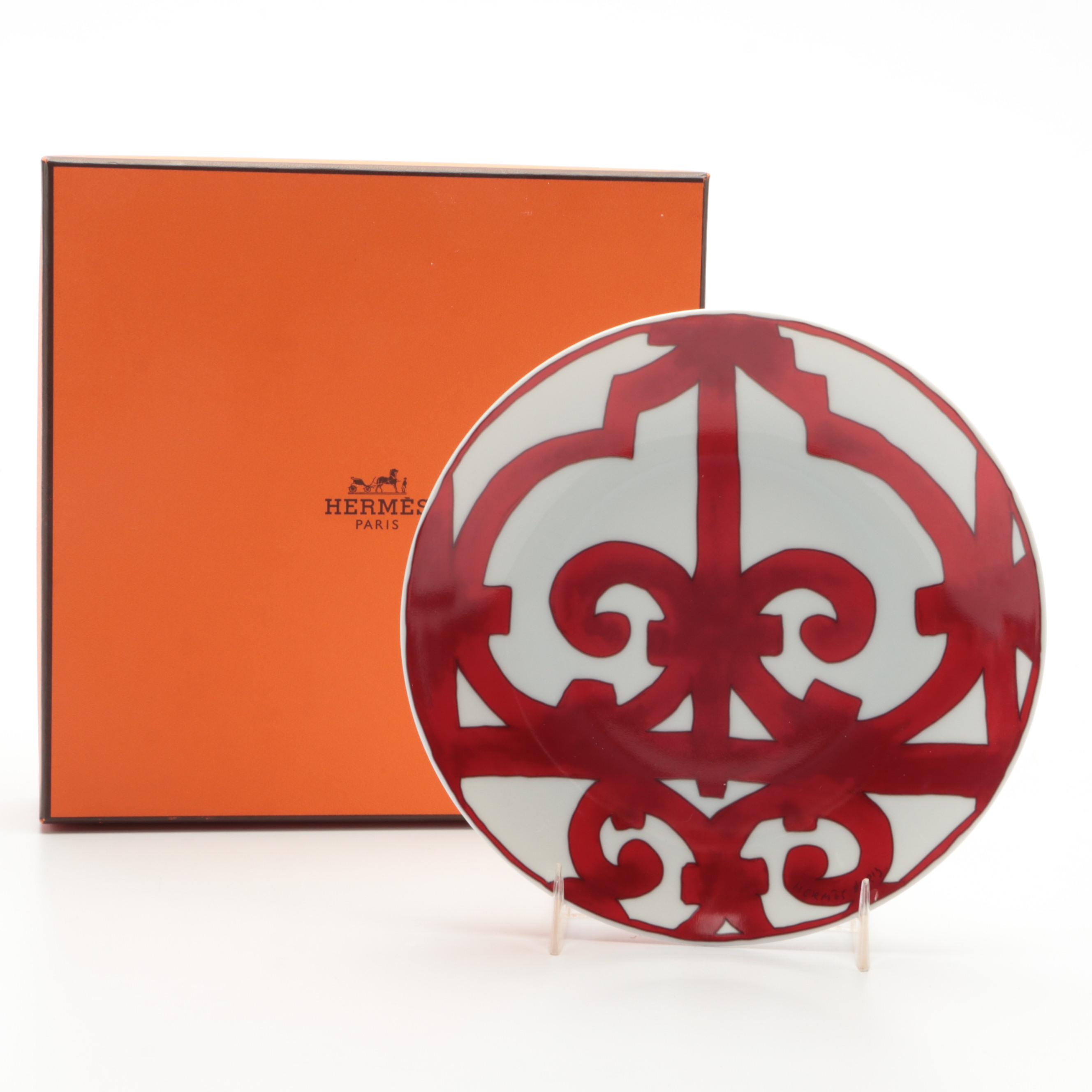 Hermès "Balcon du Guadalquivir" Porcelain Bread and Butter Plate