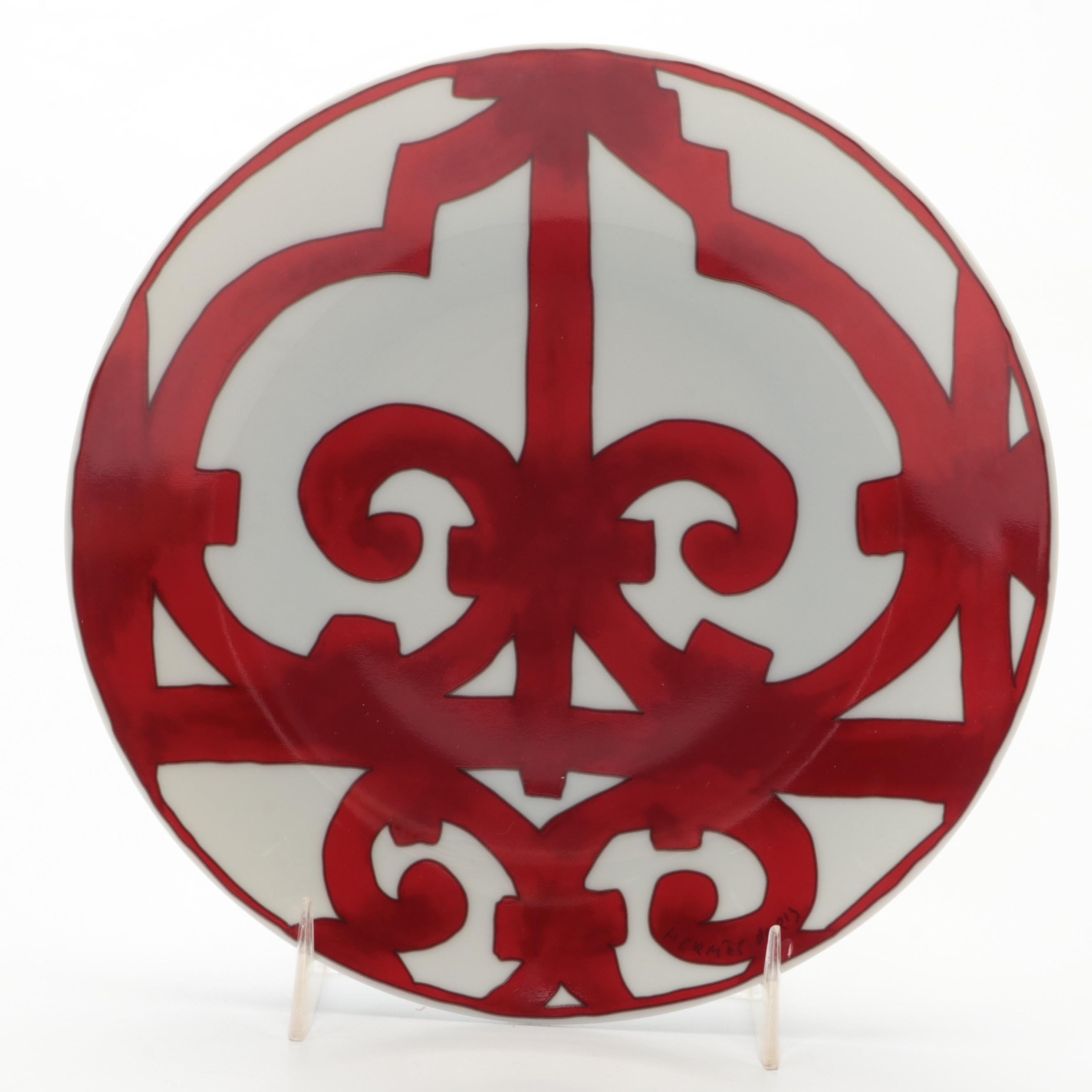 Hermès "Balcon du Guadalquivir" Porcelain Bread and Butter Plate