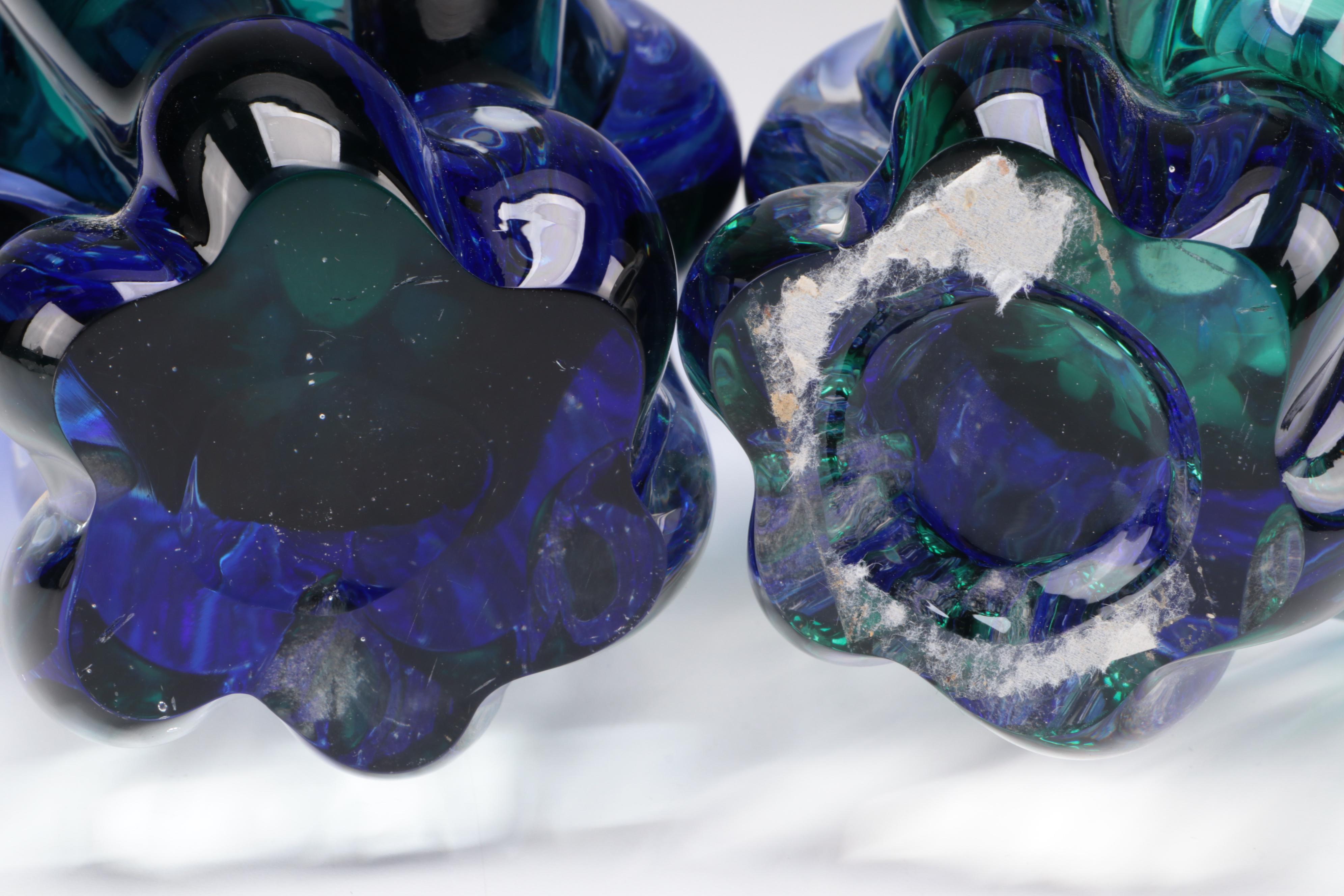 Royal Gallery "Art Glass" Crystal Flower Vase