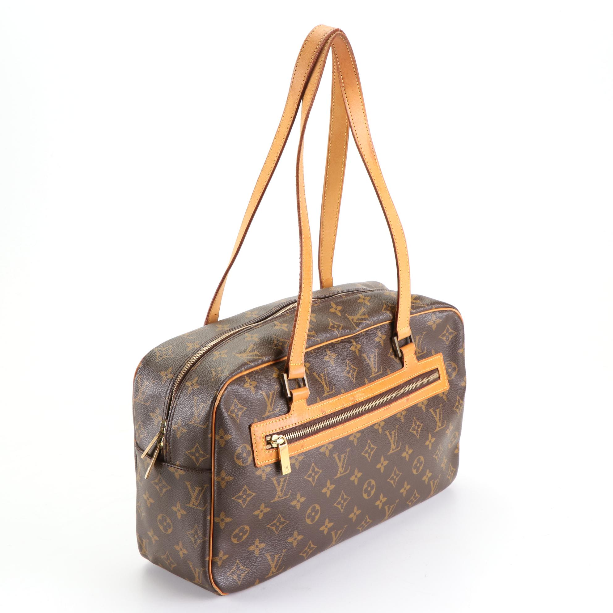Louis Vuitton Cité GM Shoulder Bag in Monogram Canvas and Leather