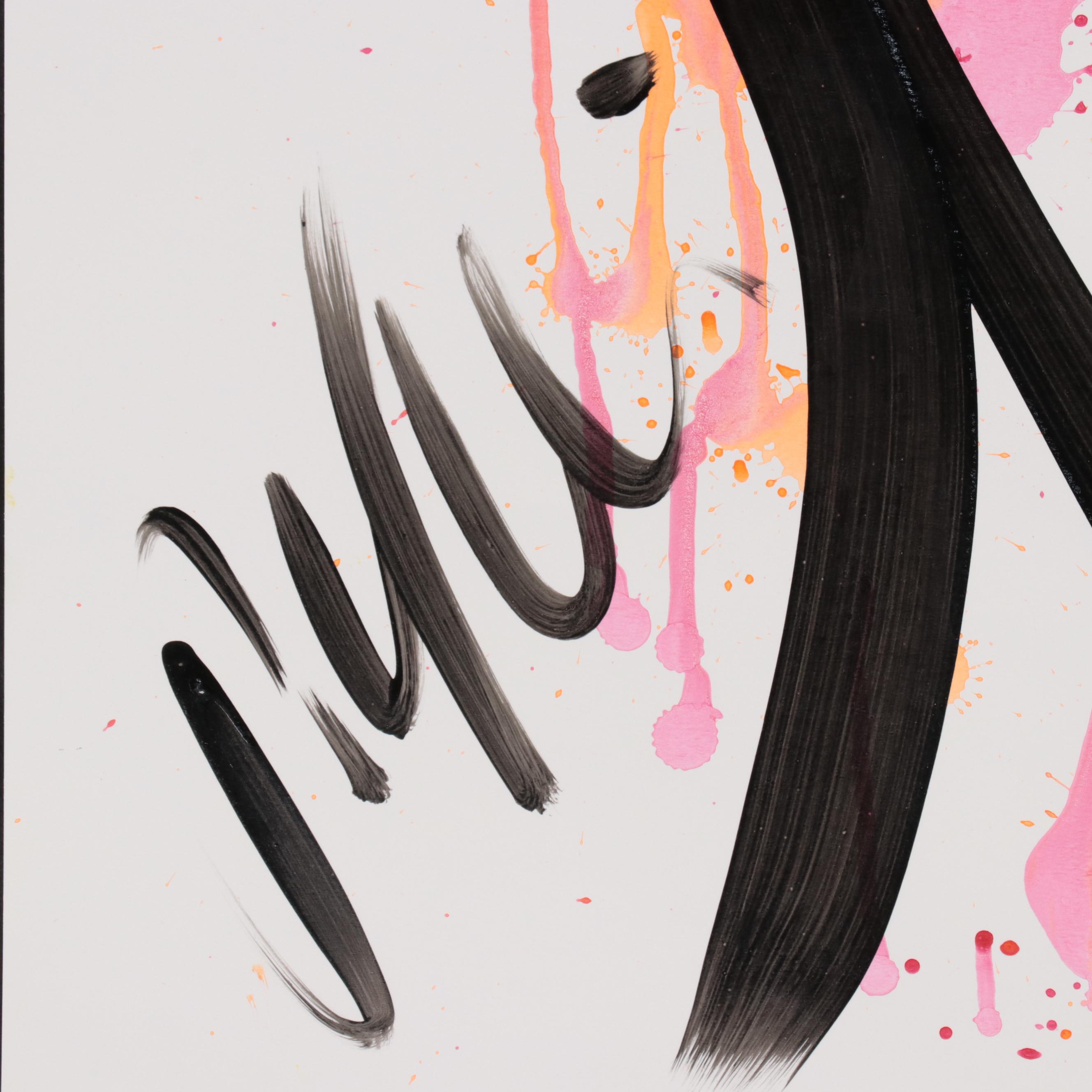 Peter Keil Abstract Portrait Acrylic Painting