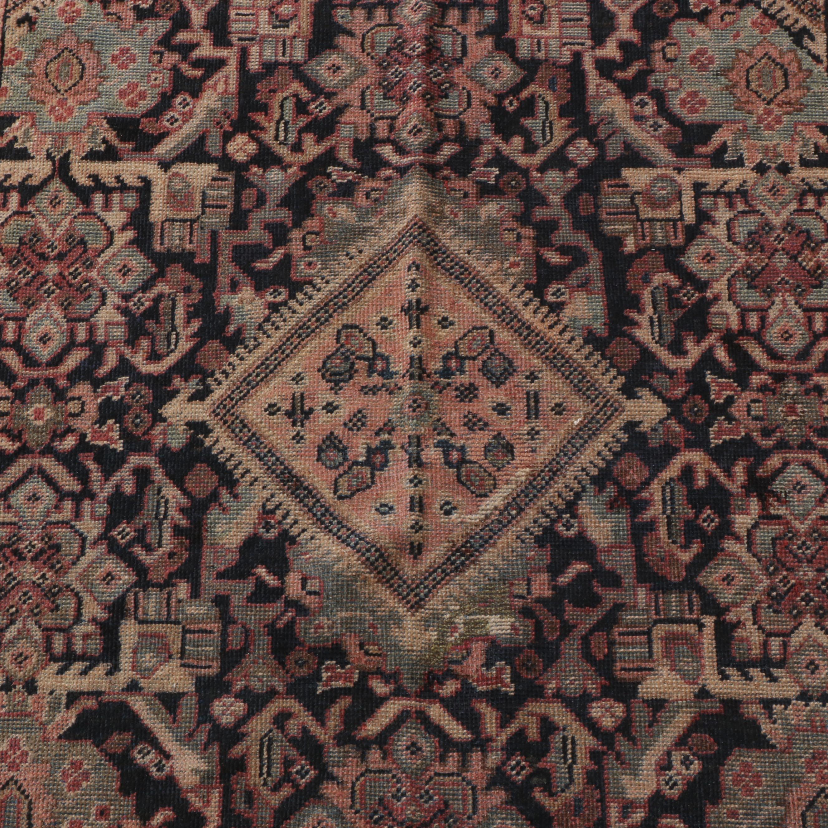 4'5 x 6'11 Hand-Knotted Persian Bakhtiari Area Rug