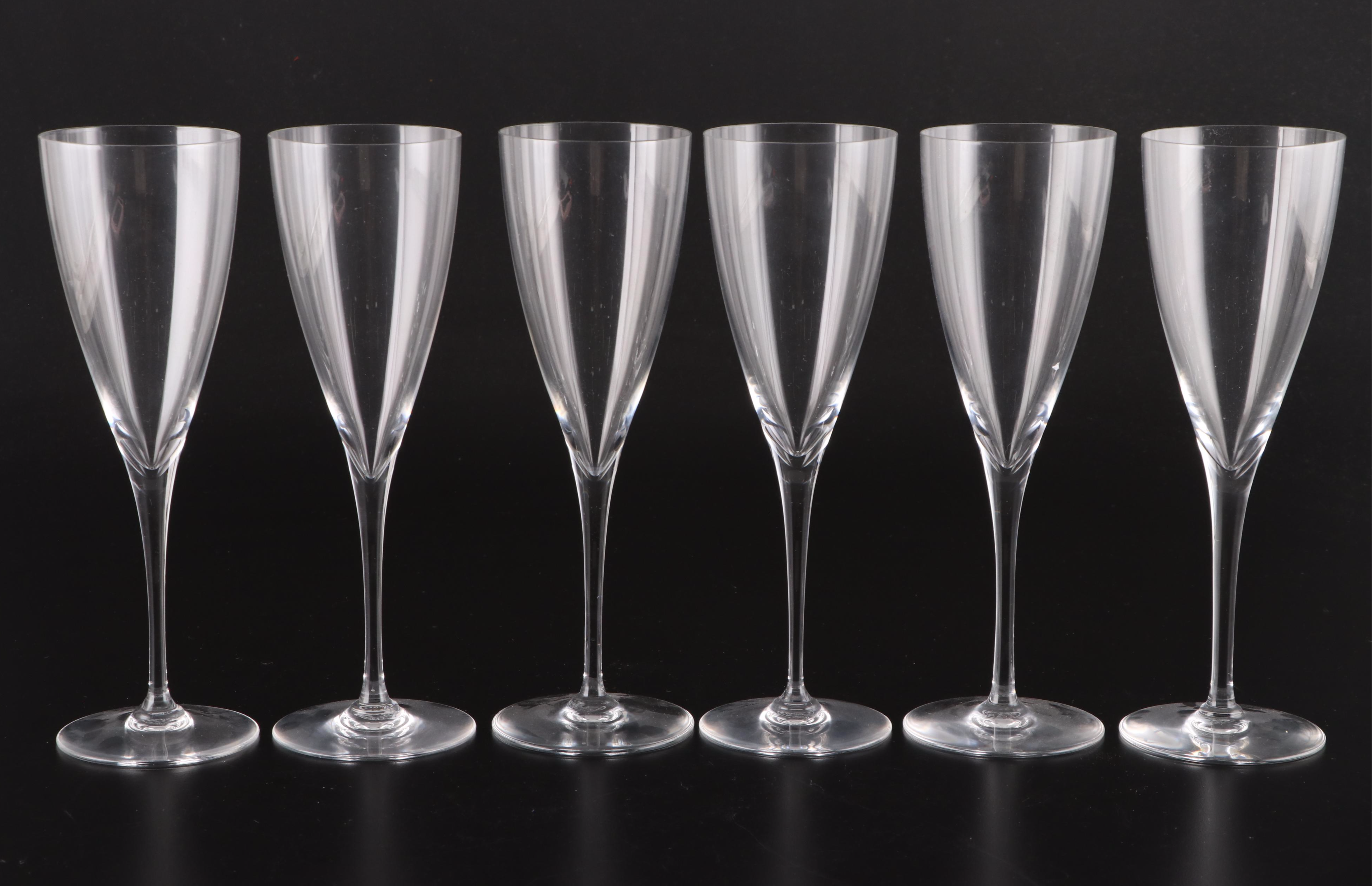 Baccarat "Dom Perignon" Crystal Water Goblets