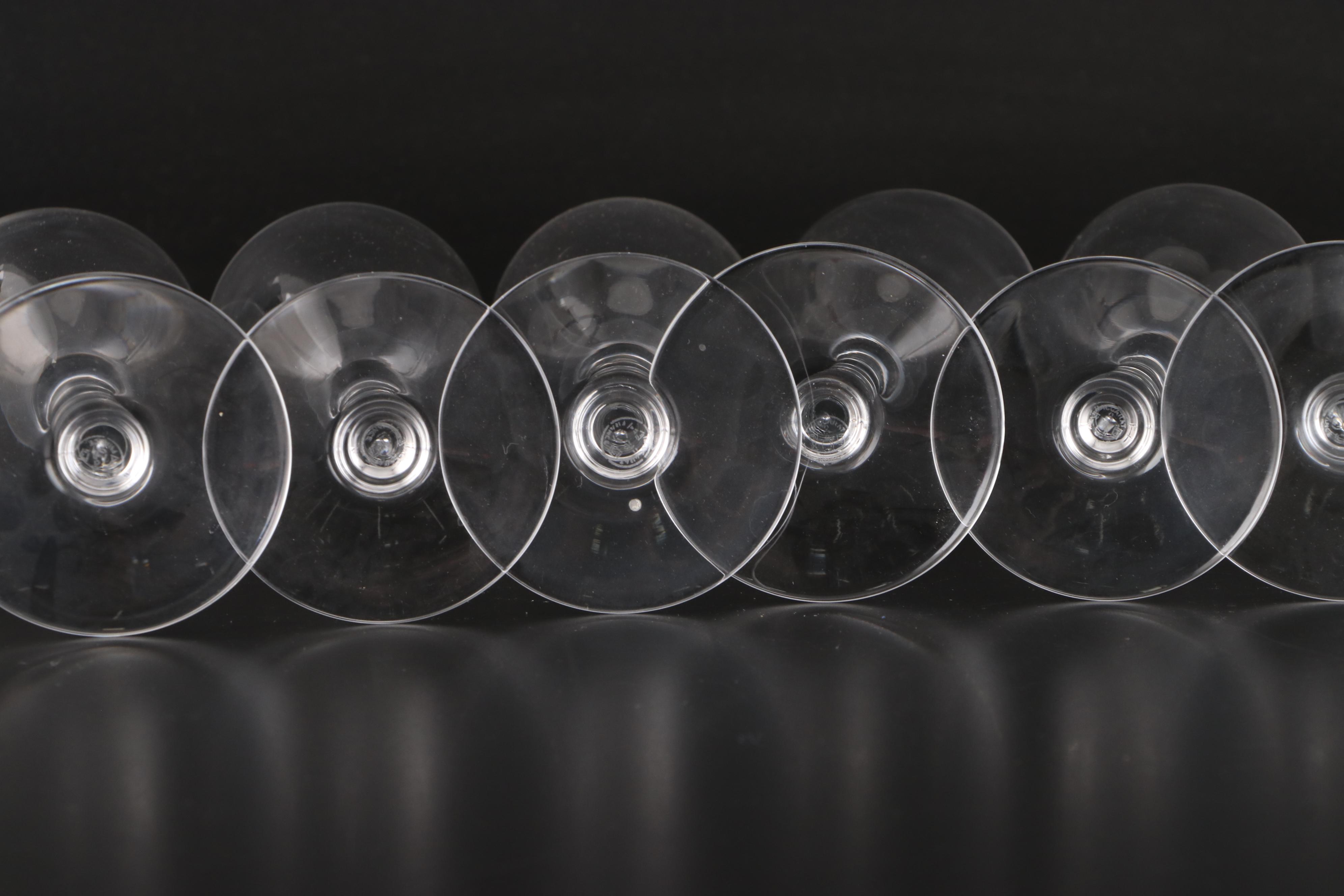 Baccarat "Dom Perignon" Crystal Water Goblets