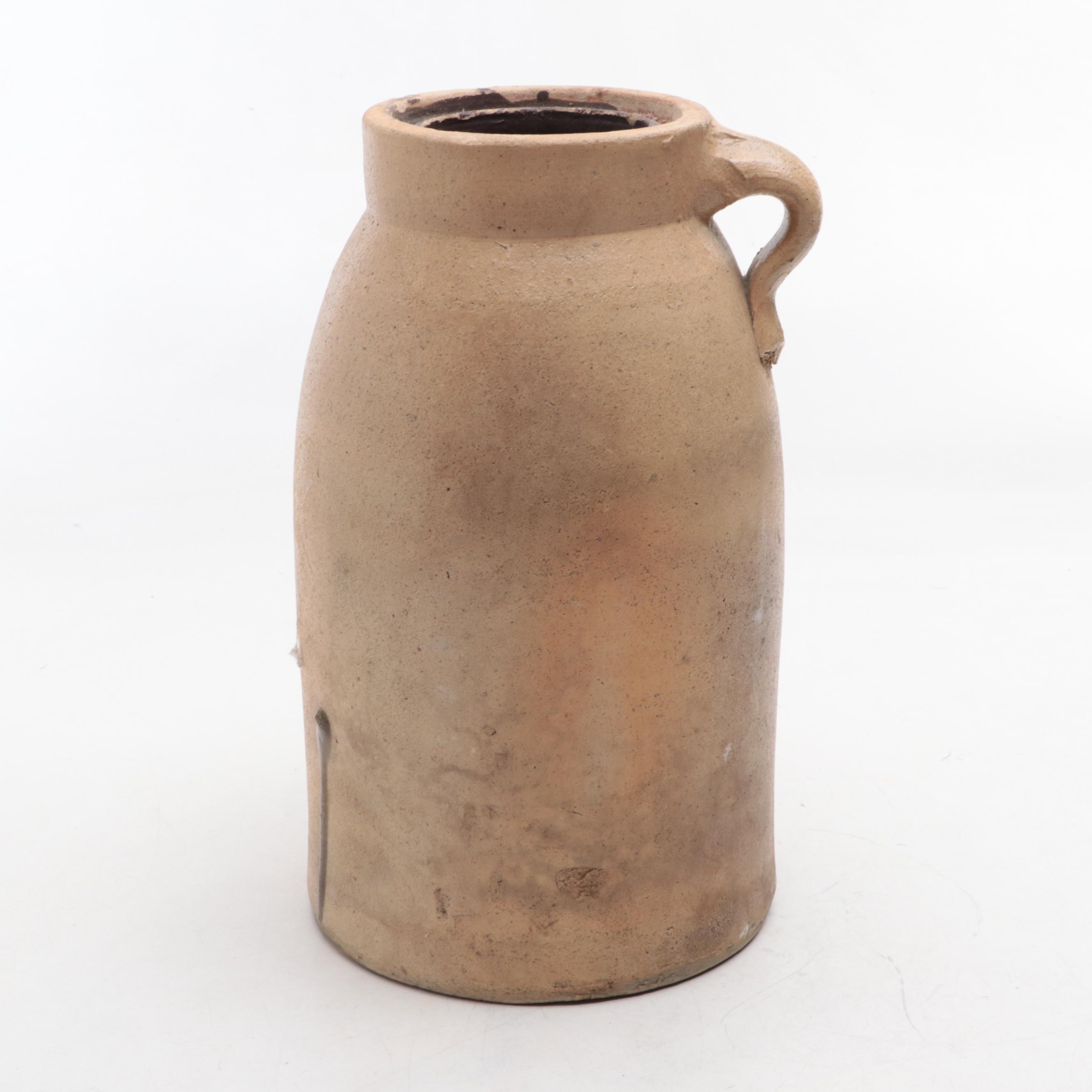 Stoneware Crocks and Jugs with Ceramic Bud Vase and Bowl