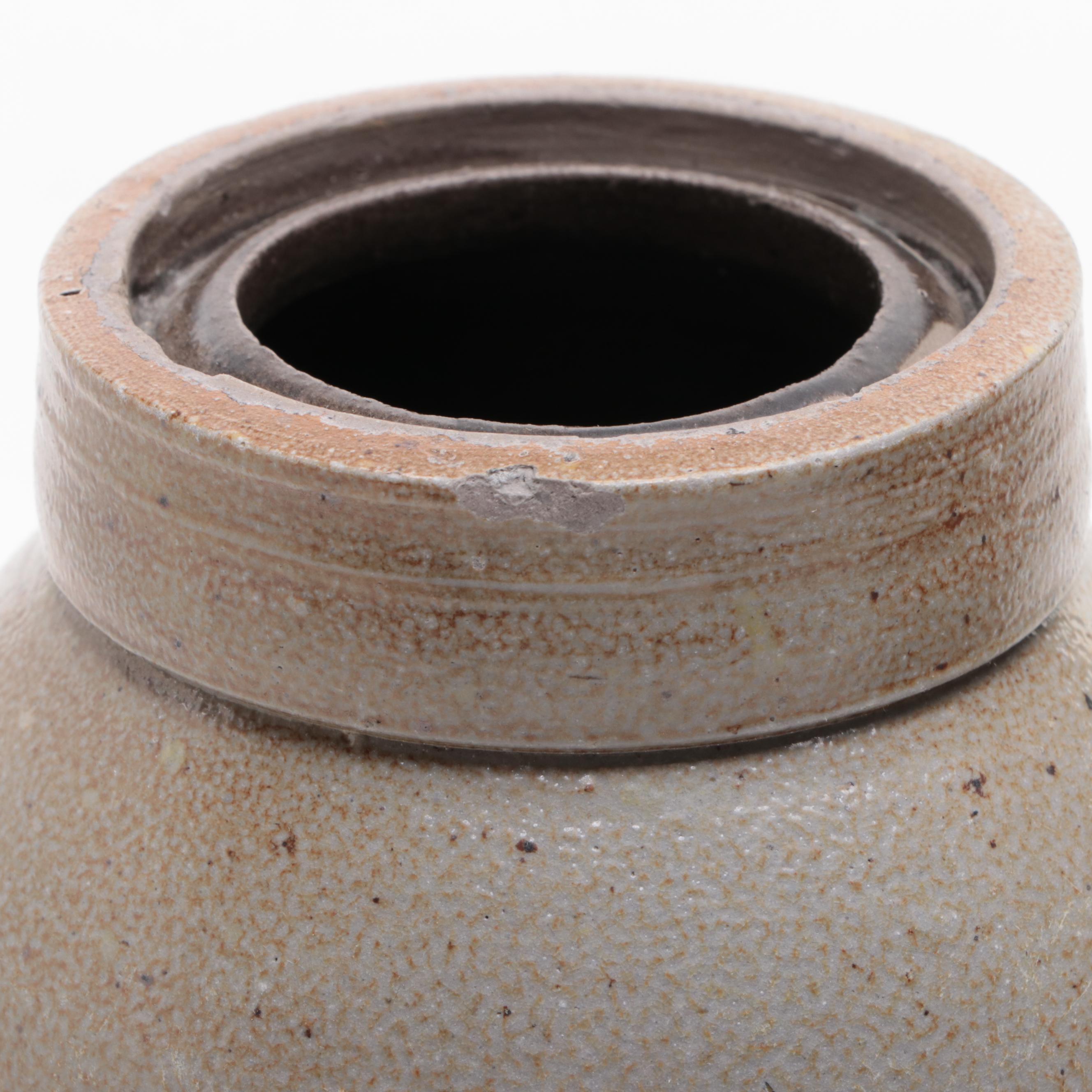 Stoneware Crocks and Jugs with Ceramic Bud Vase and Bowl