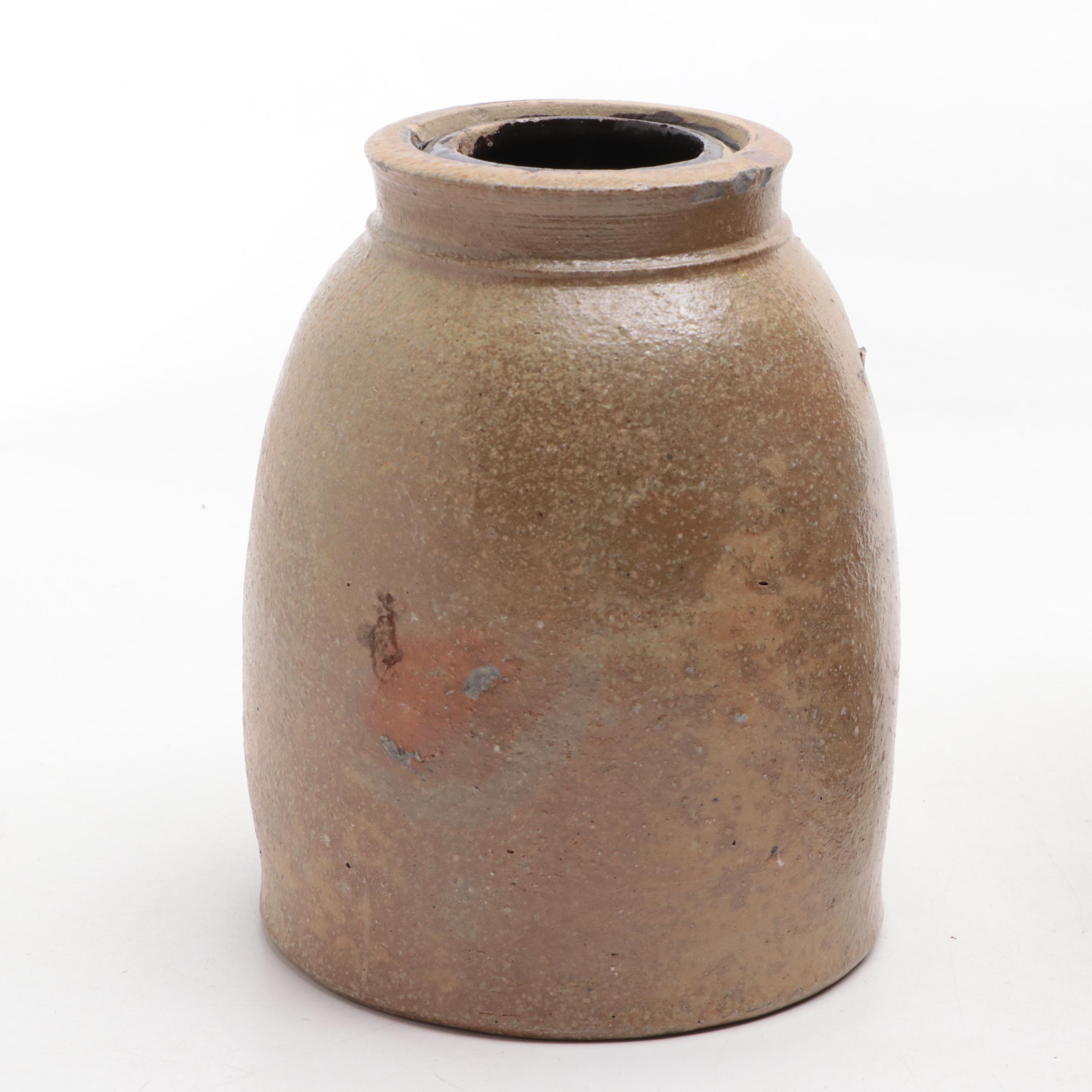 Stoneware Crocks and Jugs with Ceramic Bud Vase and Bowl