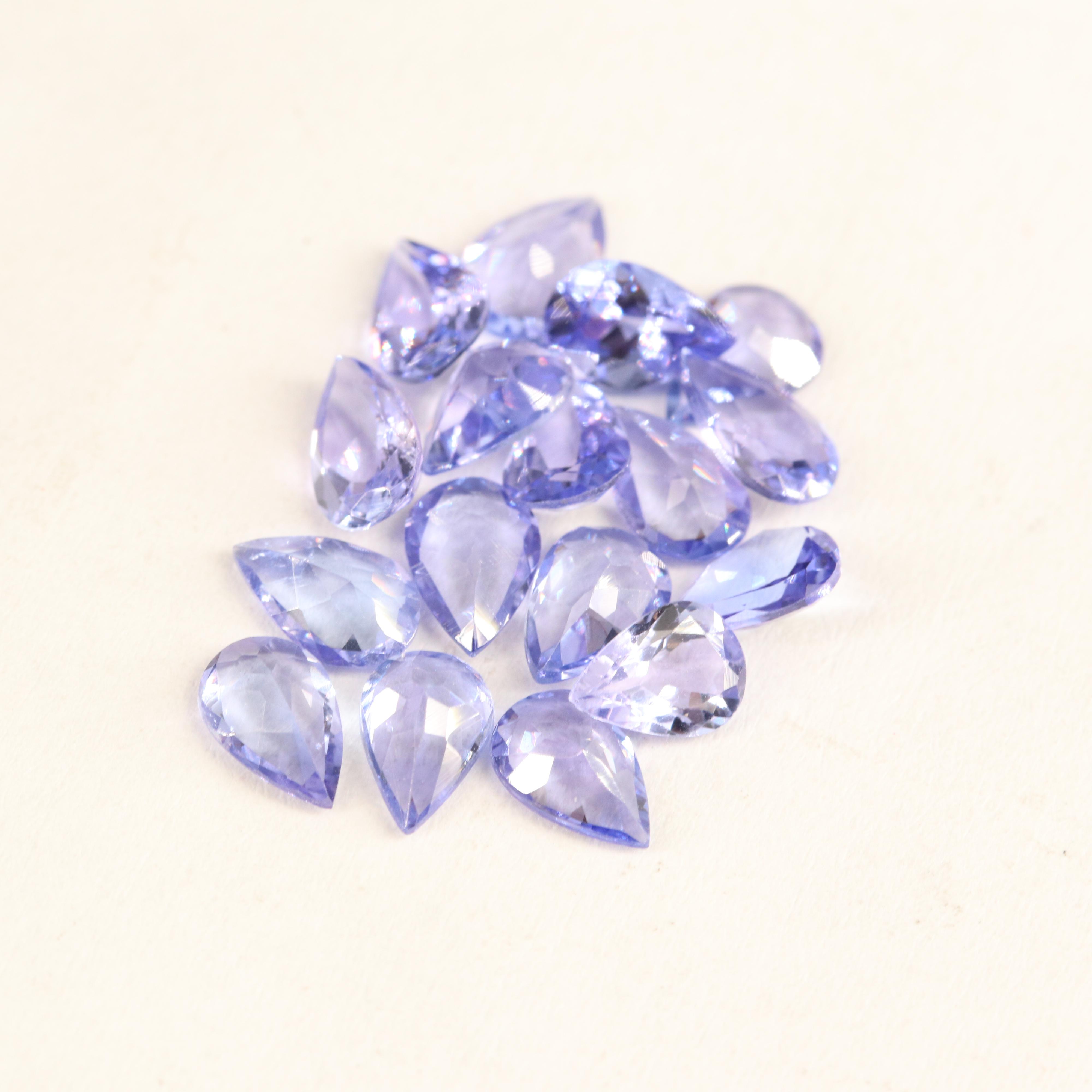 Loose 5.96 CTW Tanzanites