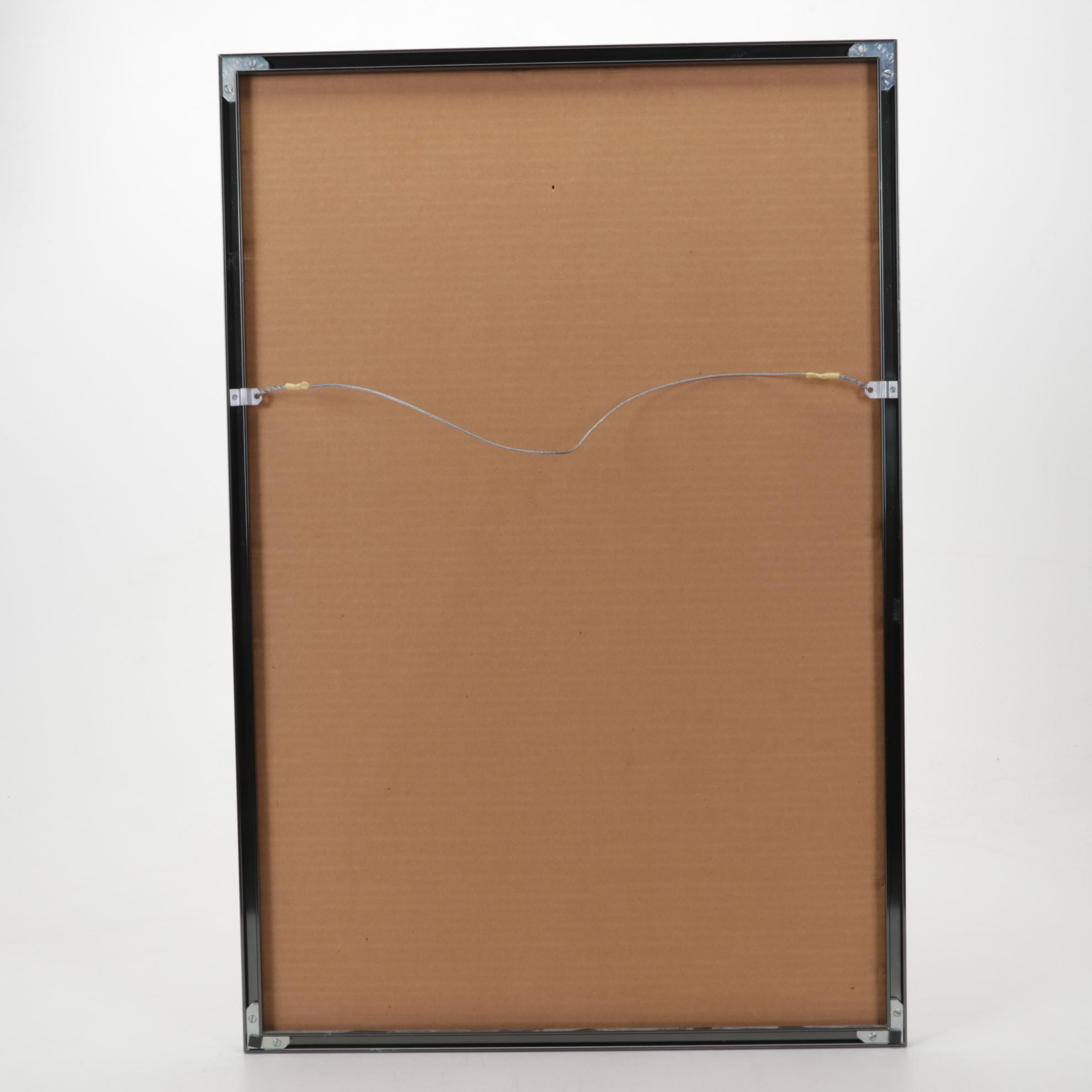 Offset Lithograph Afer Saul Steinberg "Dancing Couple," Circa 1980