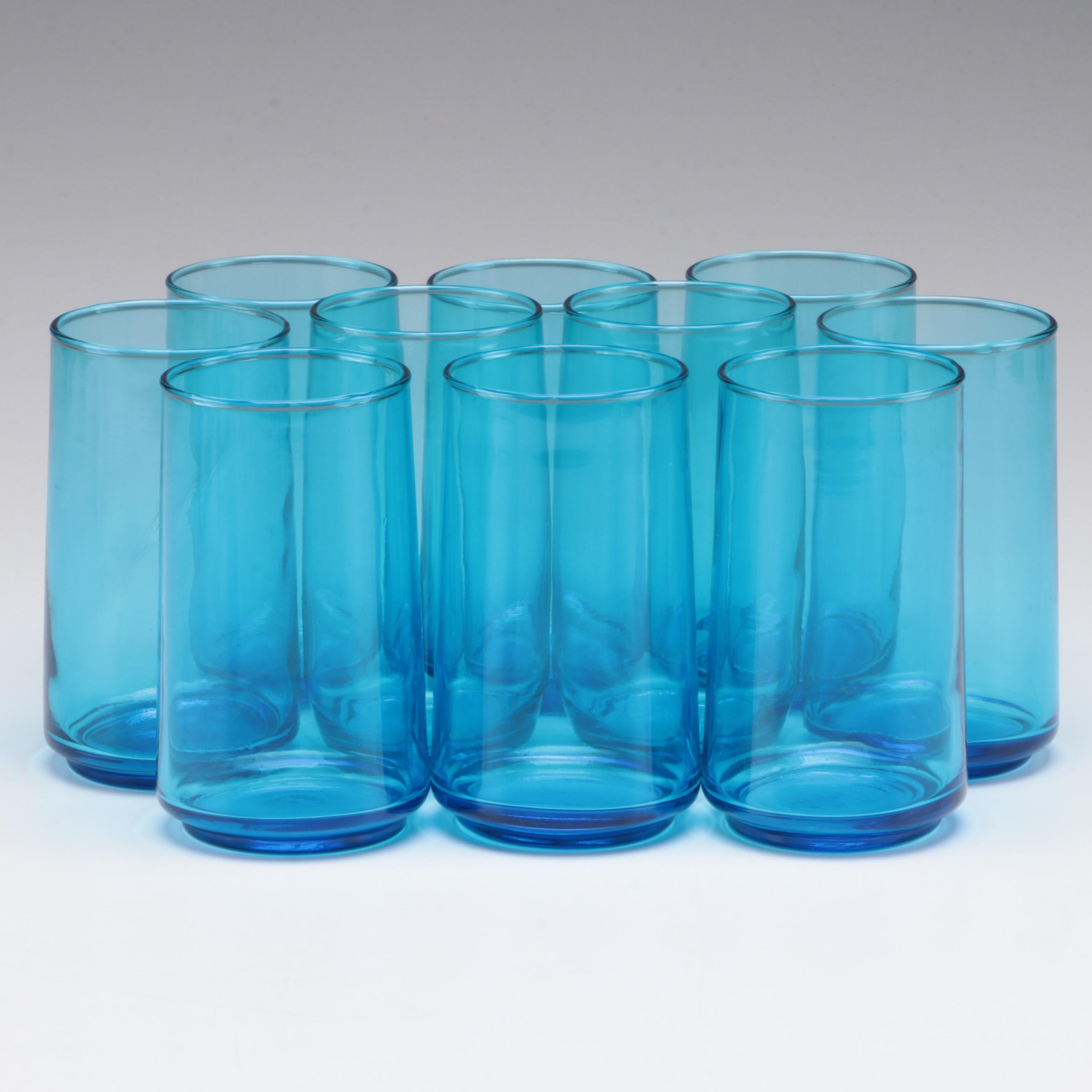 Blue Glass Tumblers