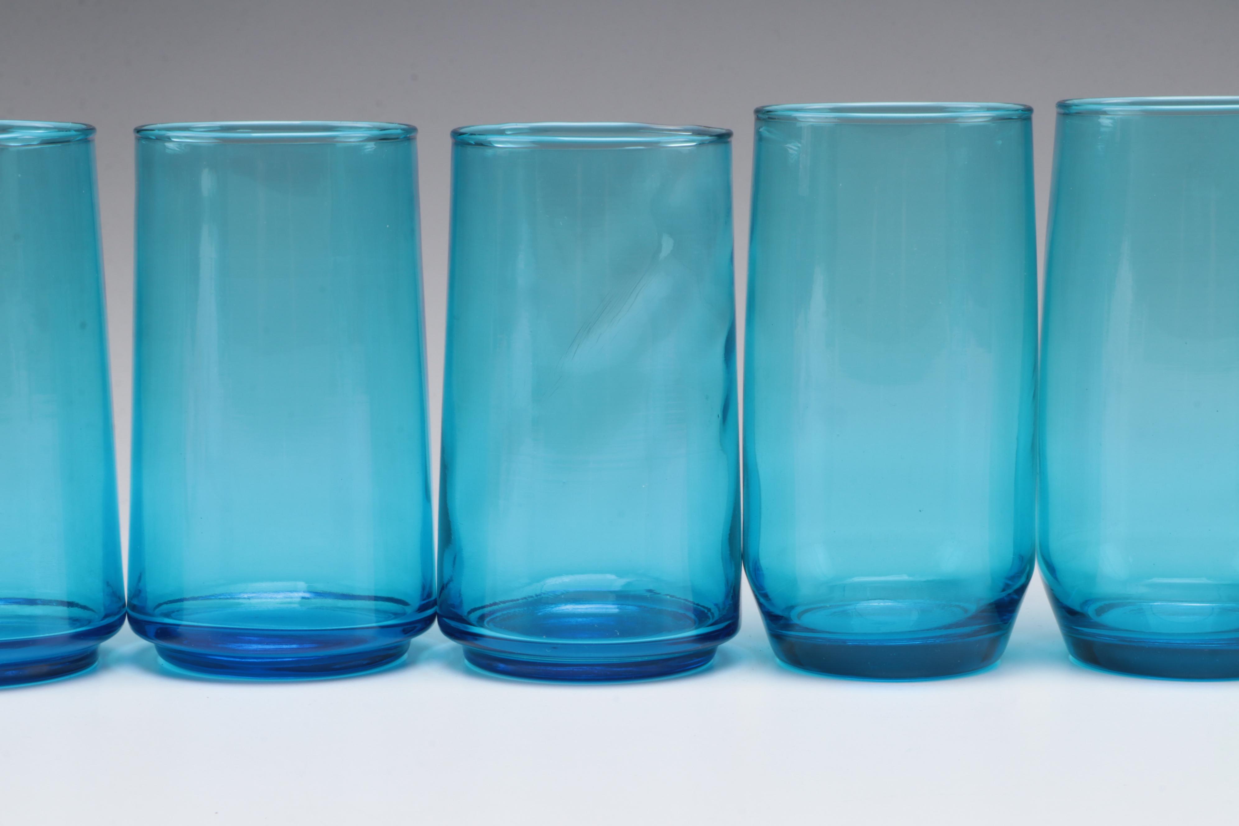 Blue Glass Tumblers