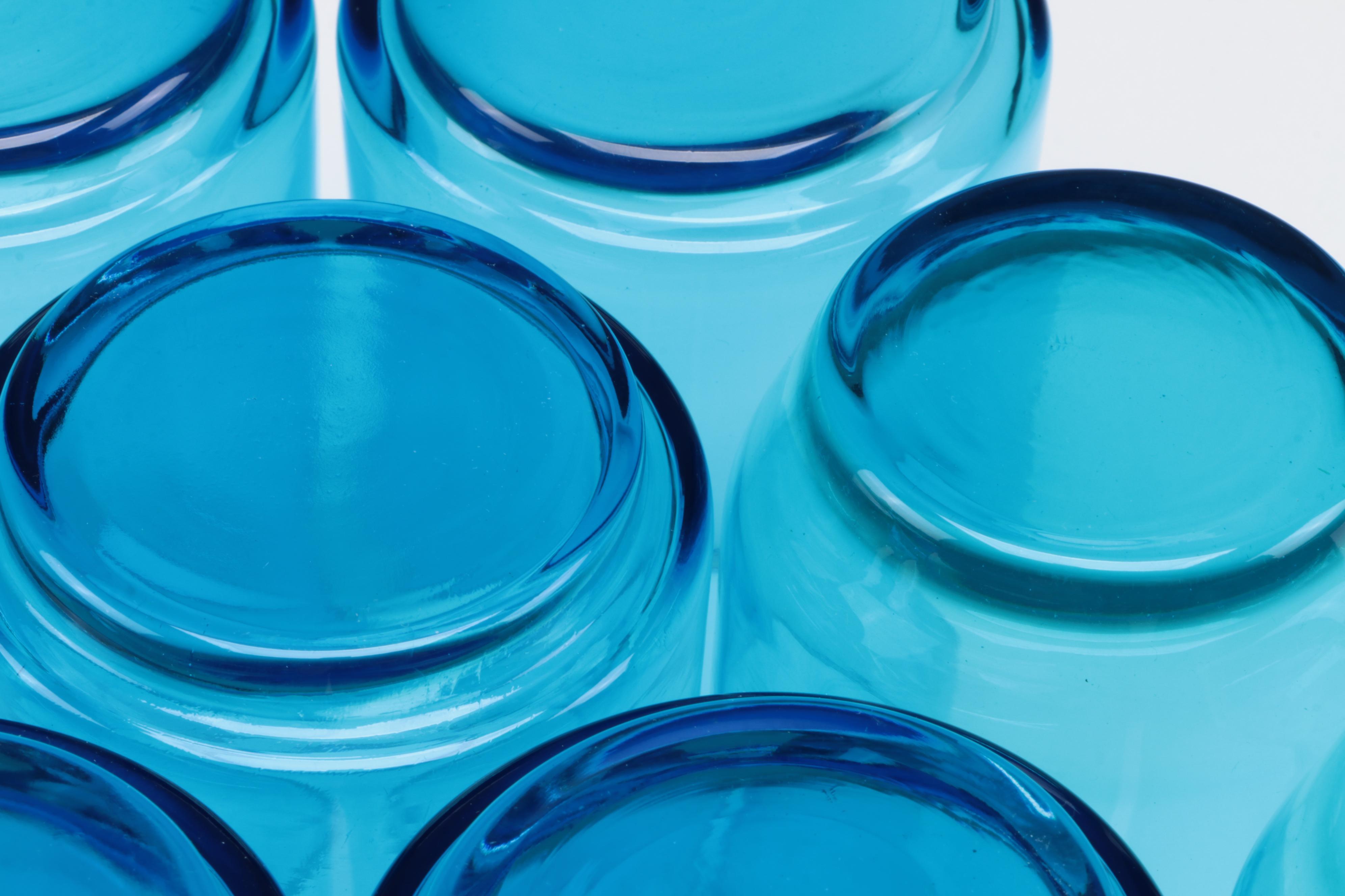 Blue Glass Tumblers
