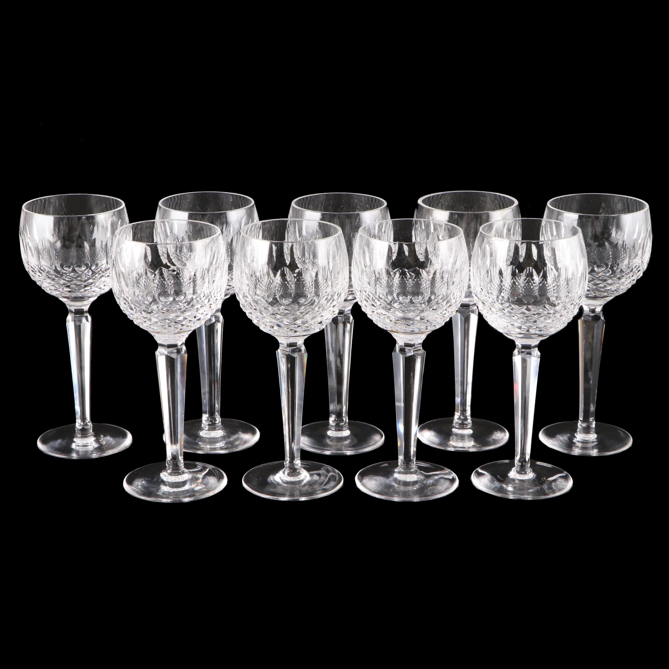 Waterford Crystal "Colleen Short Stem" Hock Glasses