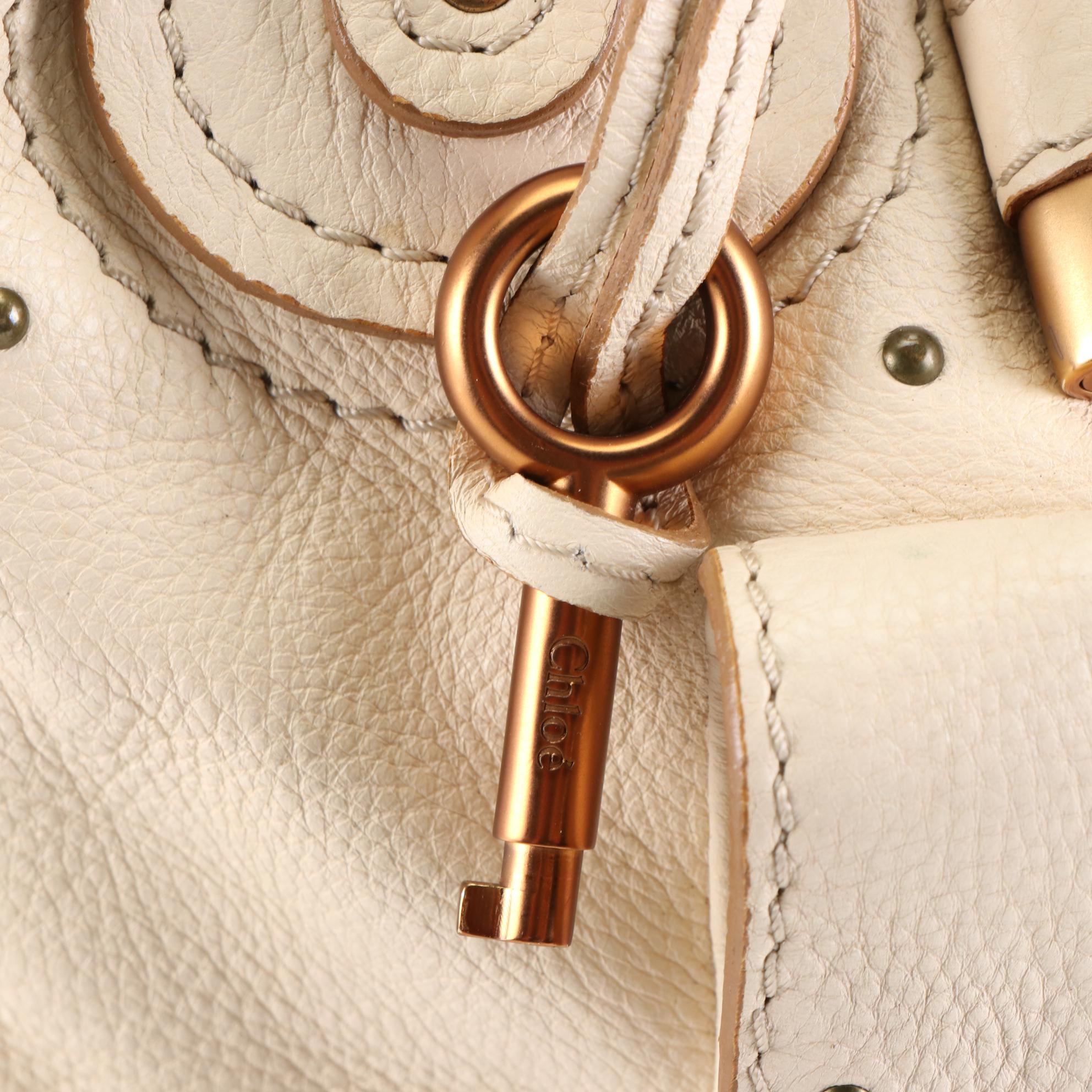 Chloé Medium Paddington Satchel in Grained Leather