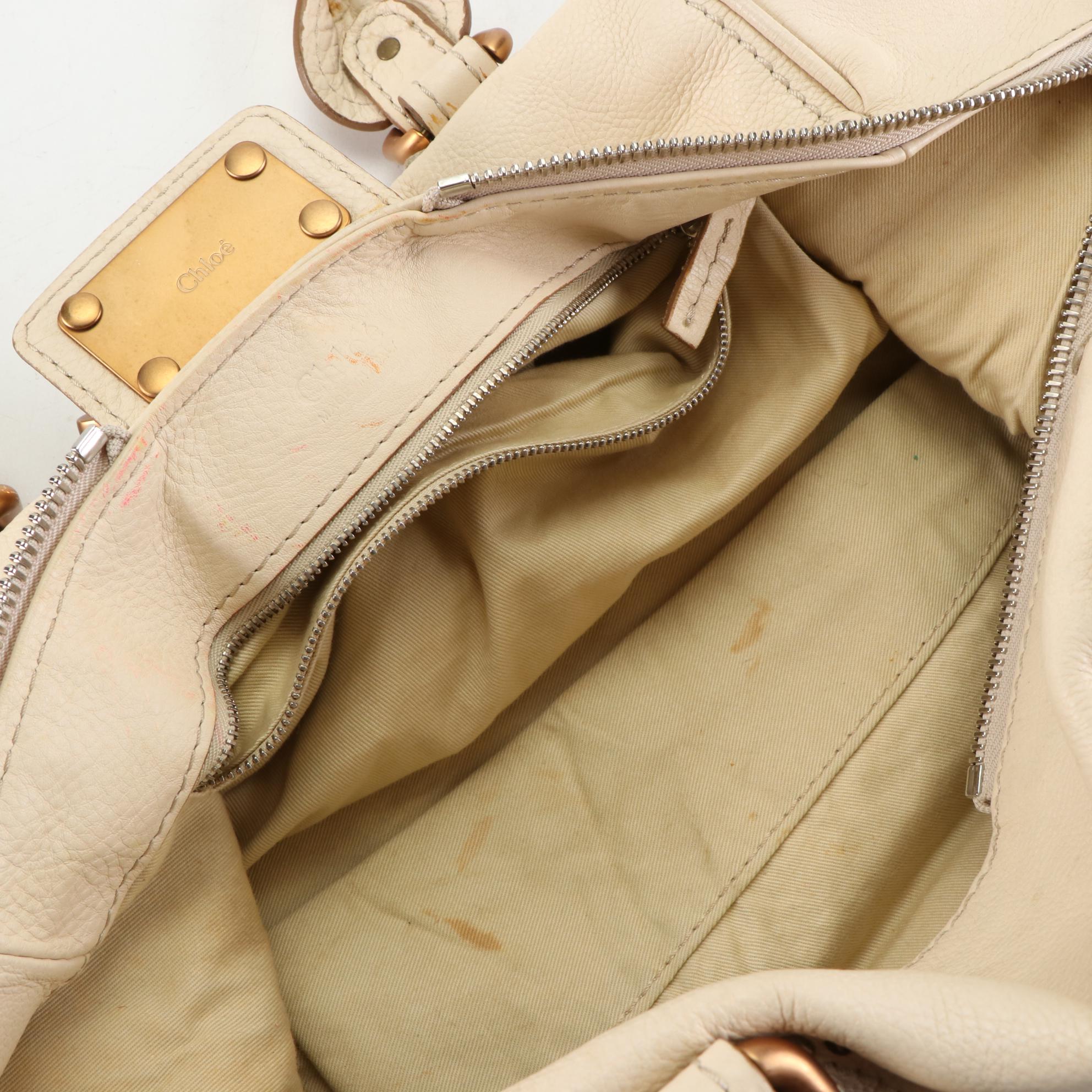 Chloé Medium Paddington Satchel in Grained Leather