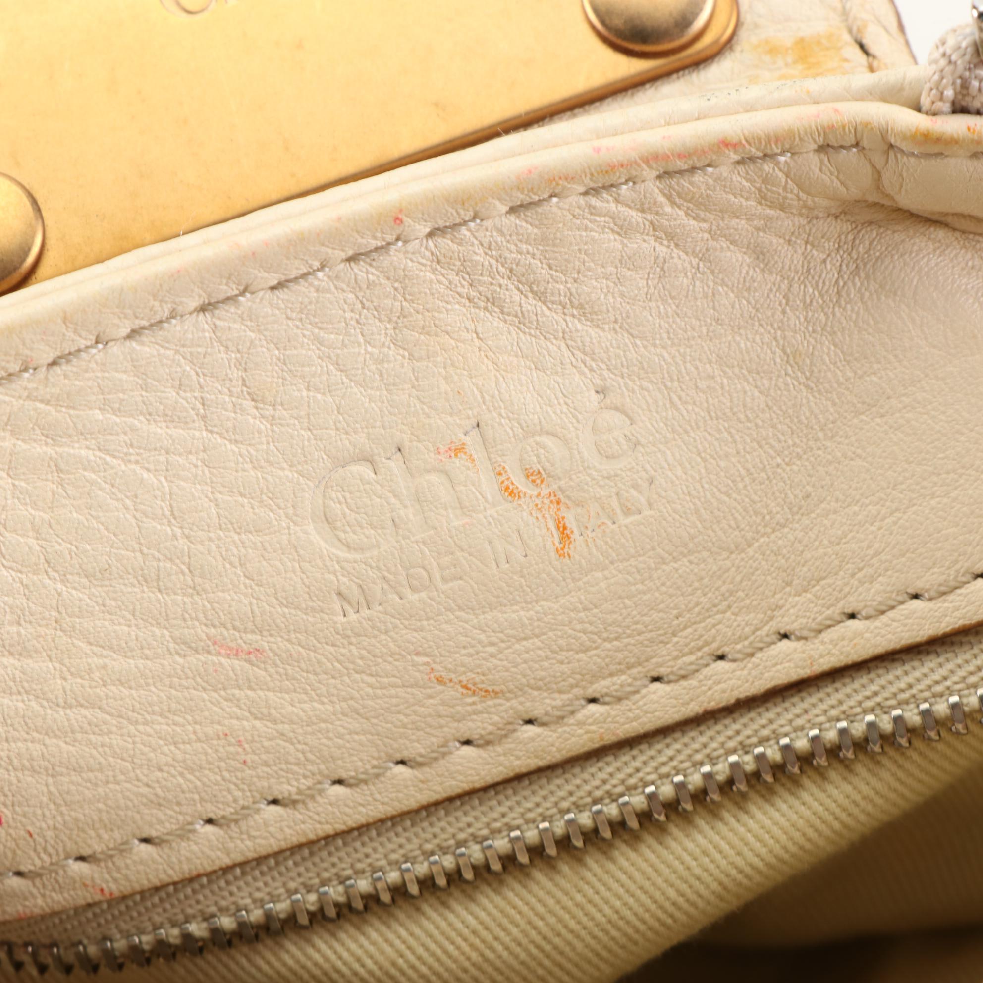 Chloé Medium Paddington Satchel in Grained Leather