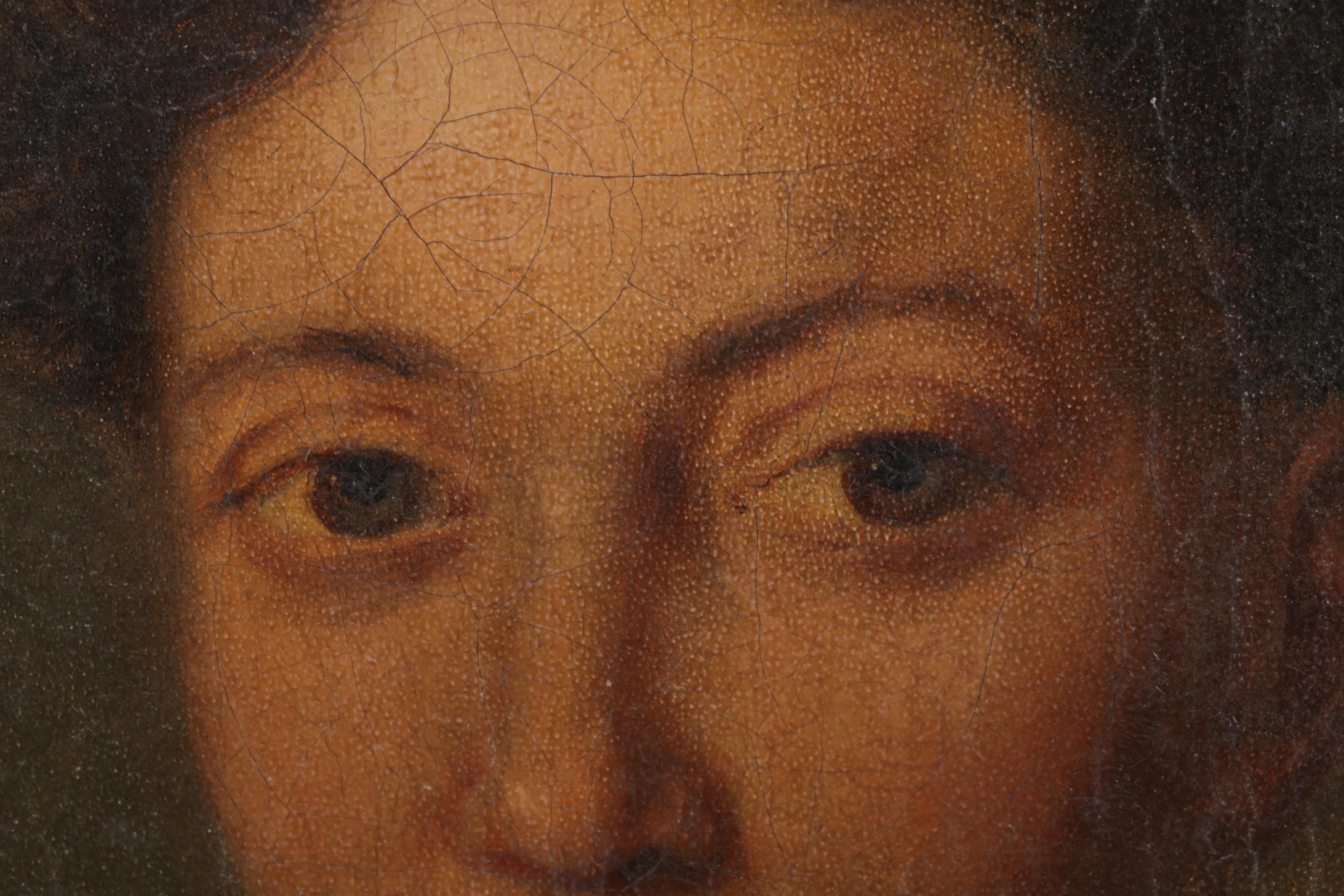 English School Portrait Oil Painting of a Lady, 19th Century