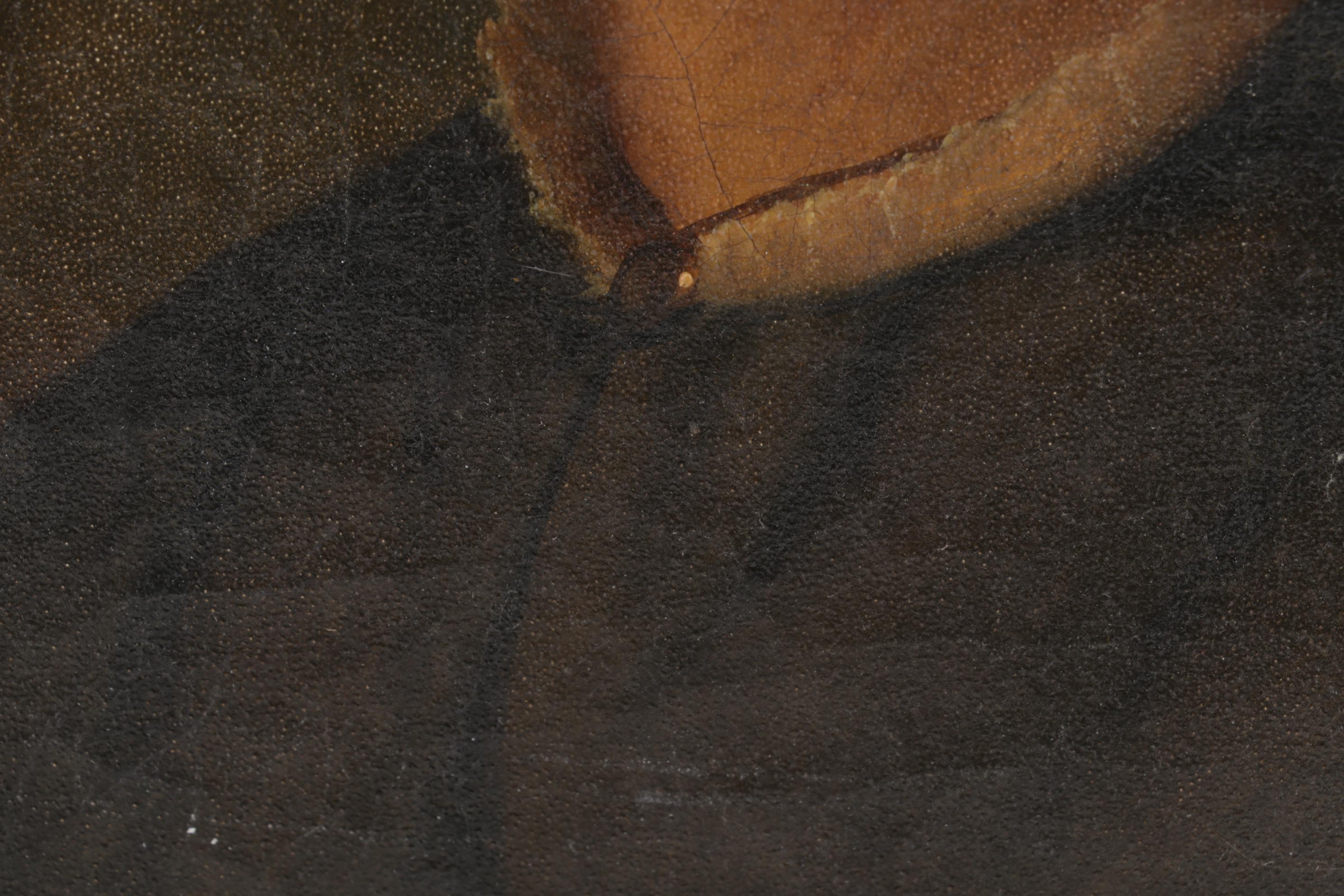 English School Portrait Oil Painting of a Lady, 19th Century