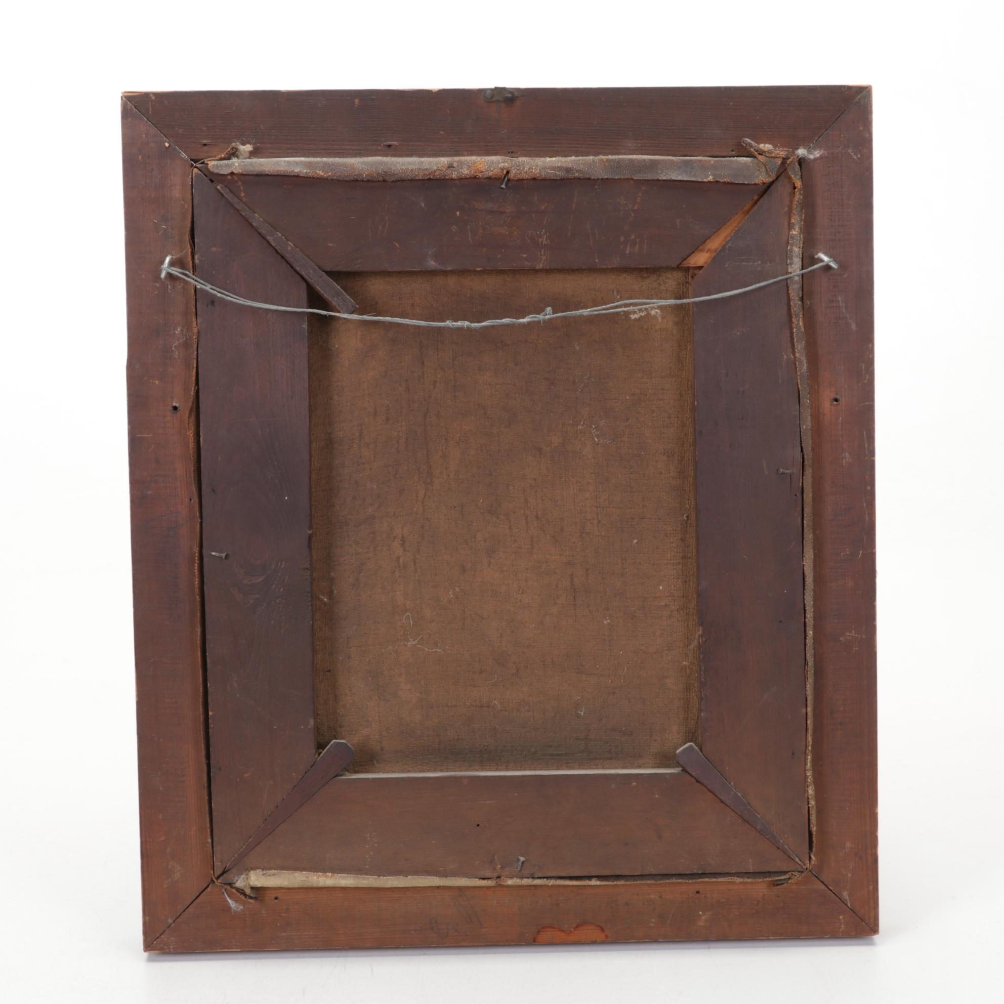 English School Portrait Oil Painting of a Lady, 19th Century