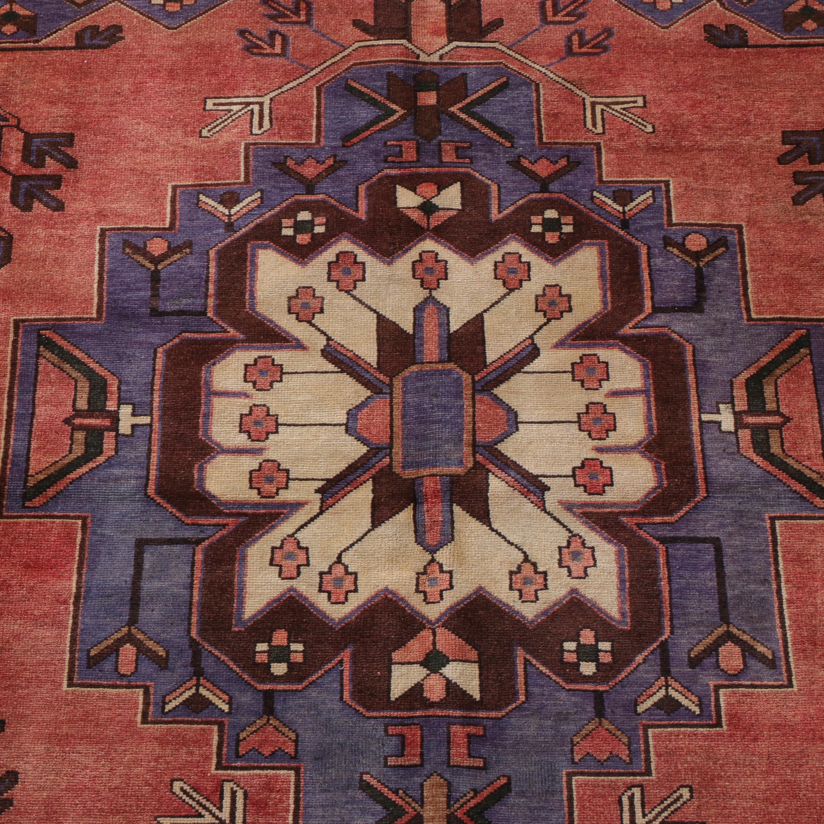 5'7 x 7'2 Hand-Knotted Persian Hamadan Area Rug