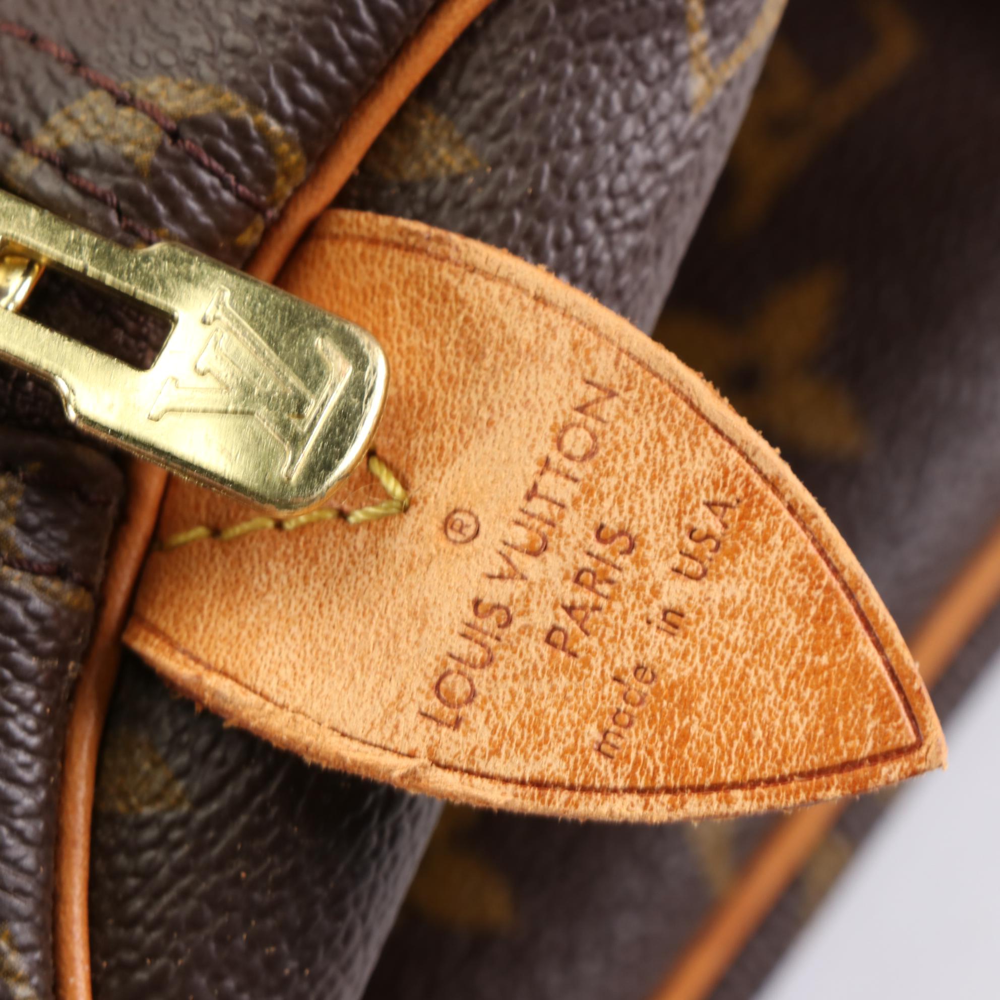 Louis Vuitton Keepall 55 in Monogram Canvas and Vachetta Leather