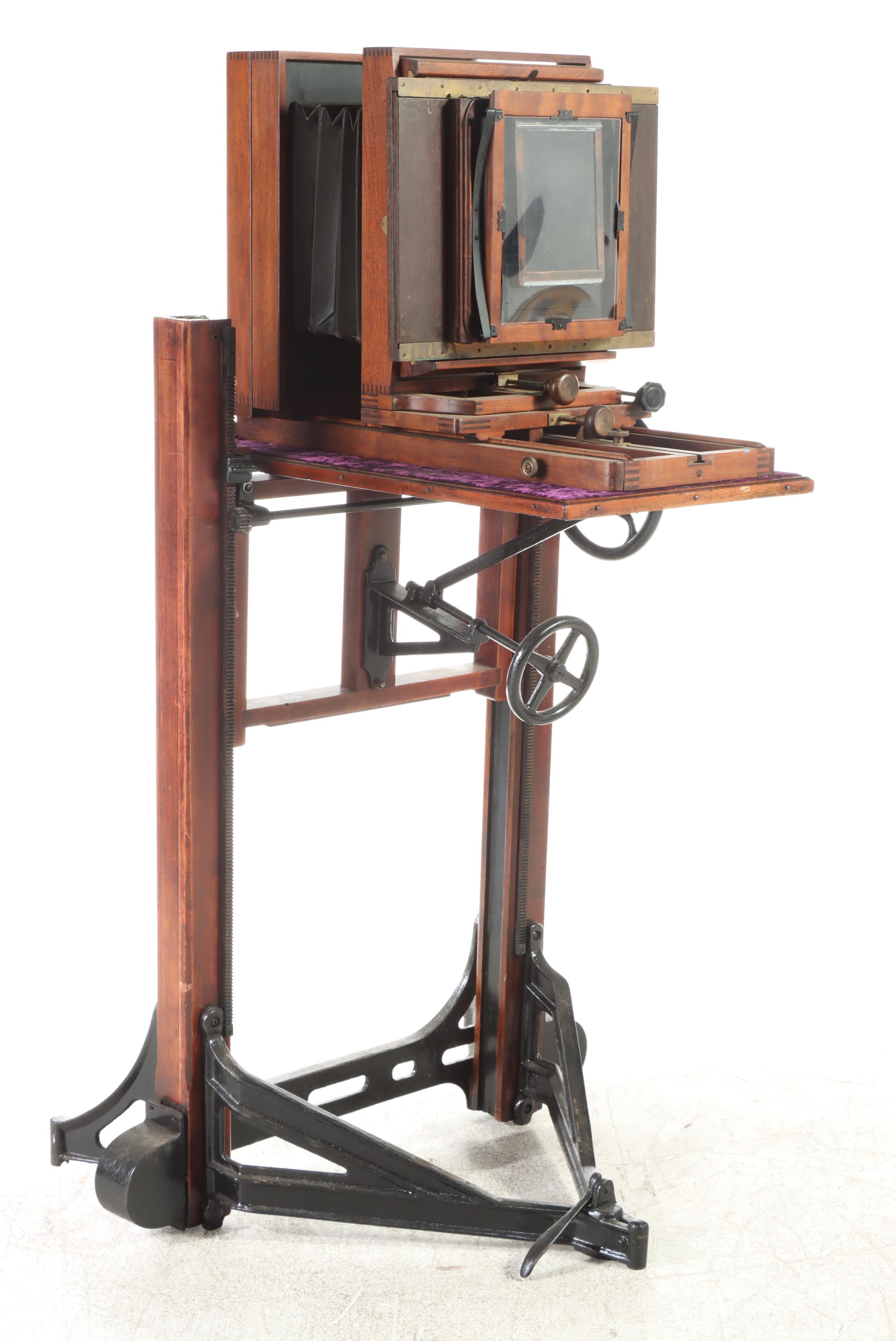 Agfa Ansco Company Studio Camera on Stand, Early 20th Century